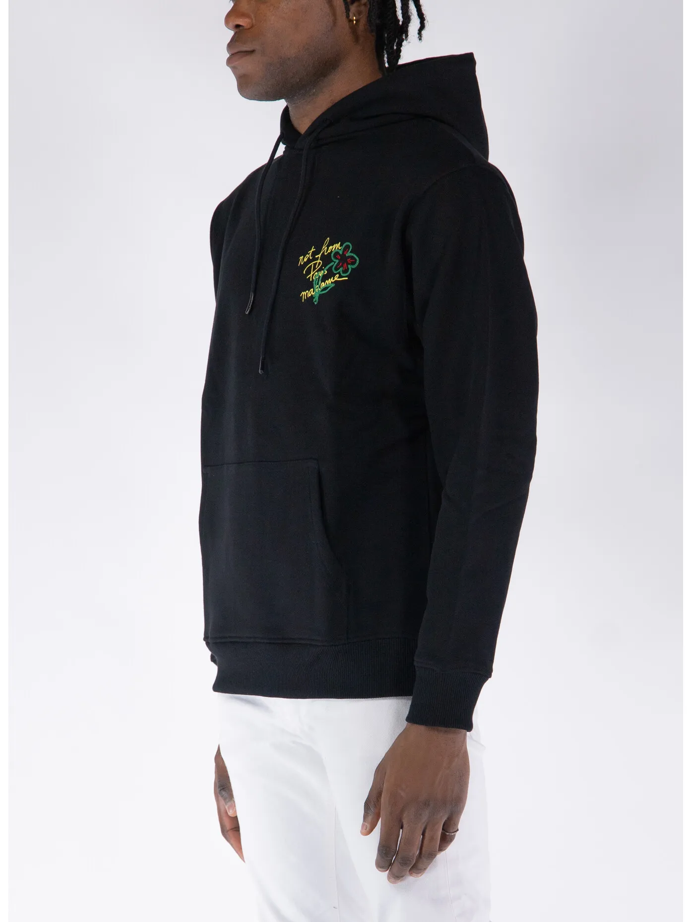     -DROLE DE MONSIEUR    -FELPA HOODIE SLOGAN ESQUISSE-