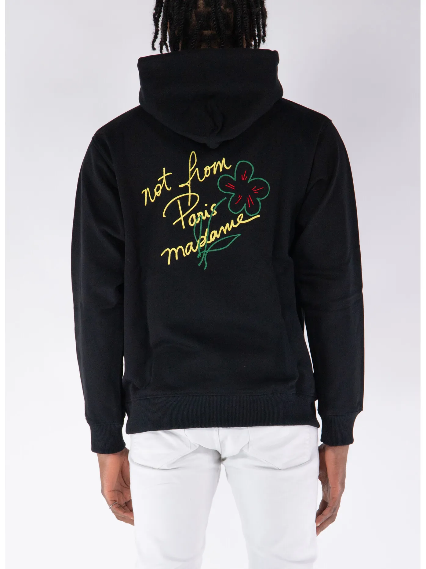     -DROLE DE MONSIEUR    -FELPA HOODIE SLOGAN ESQUISSE-