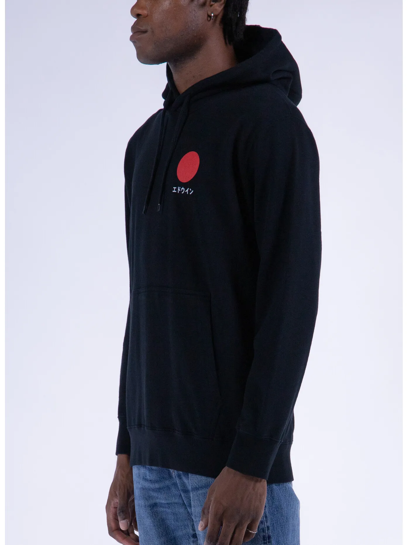     -EDWIN    -FELPA HOODIE JAPANESE SUN-