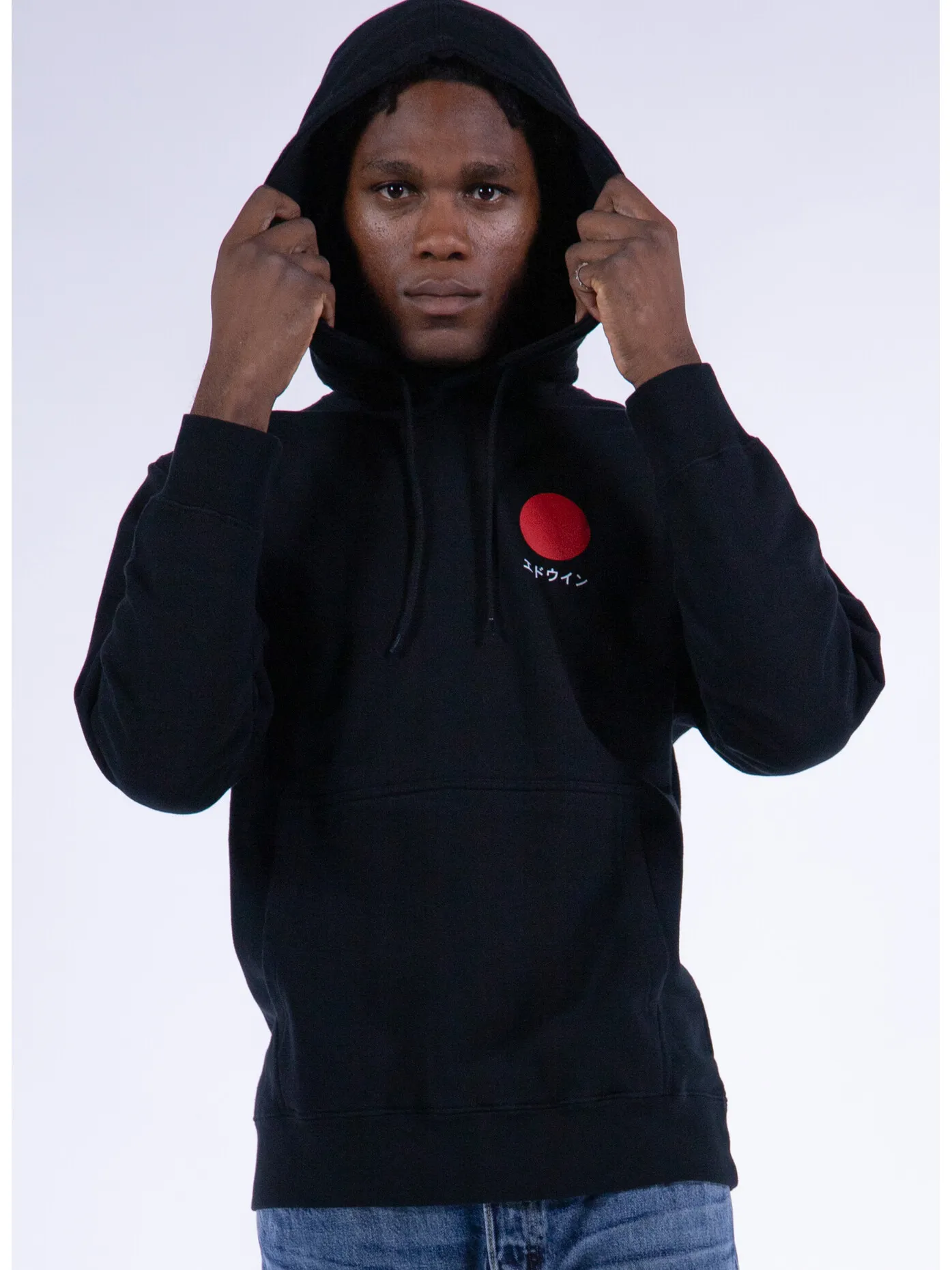     -EDWIN    -FELPA HOODIE JAPANESE SUN-