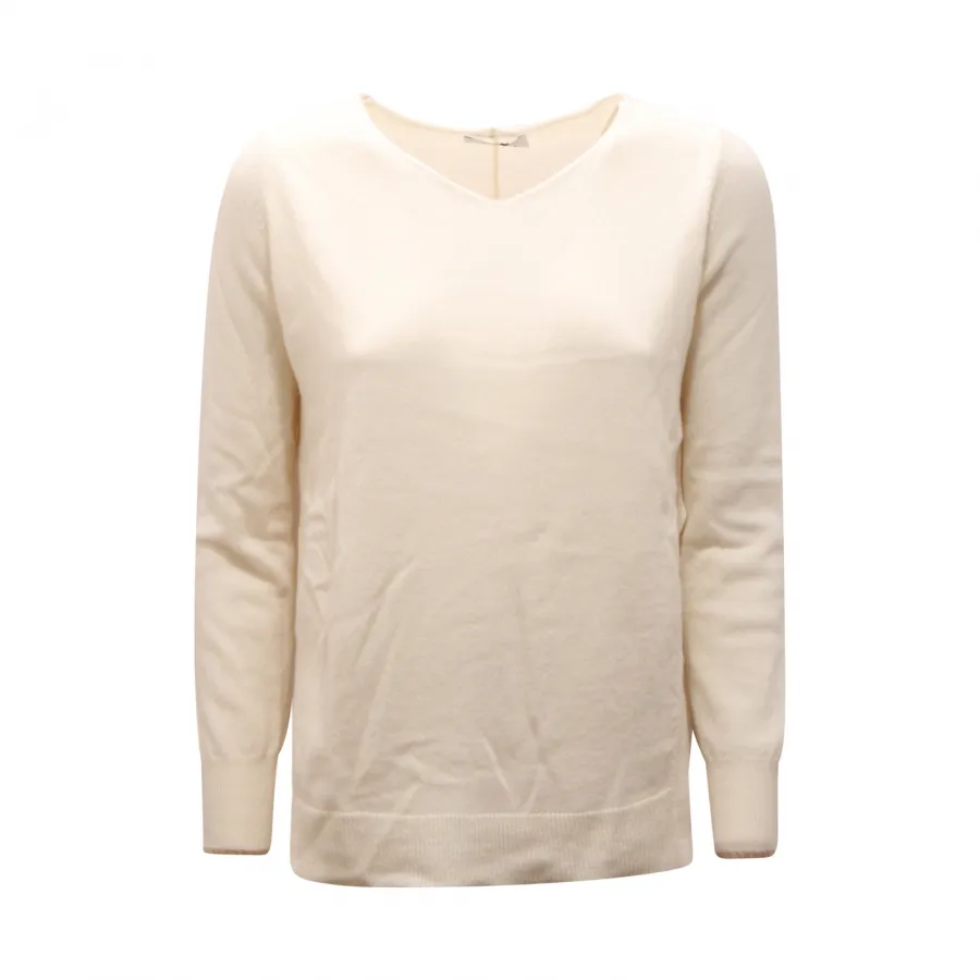 6346AQ maglione donna CALATURA woman v-neck sweater