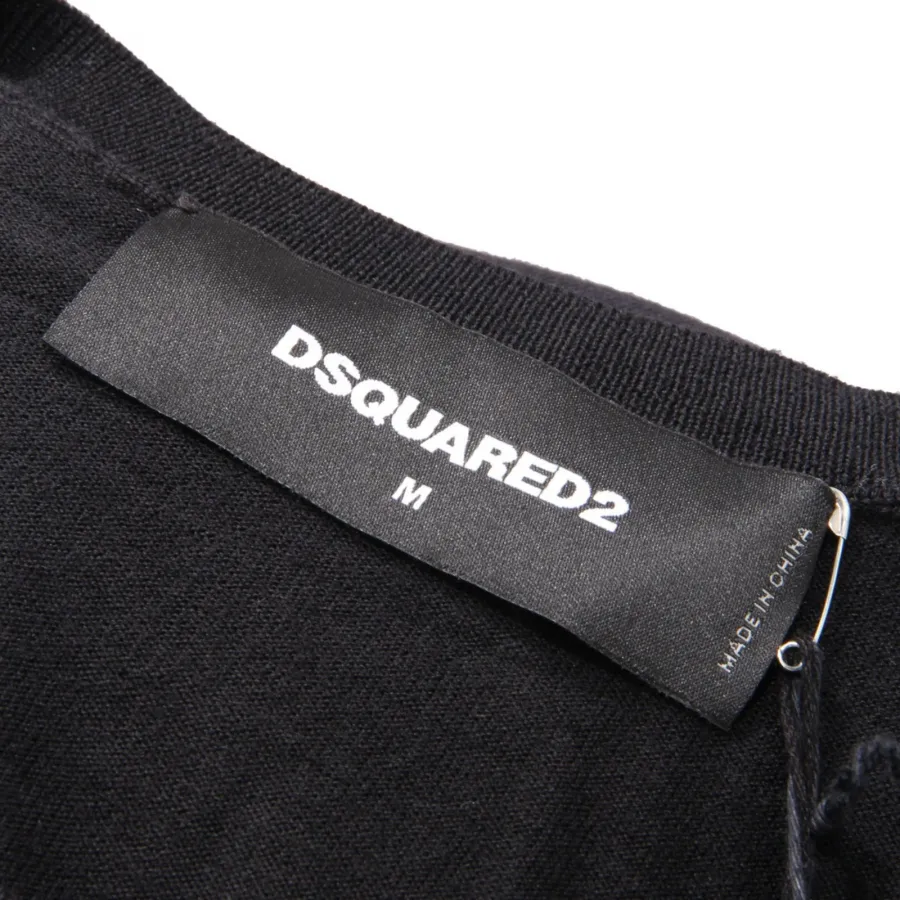 9306AI maglione uomo DSQUARED2 man wool sweater black