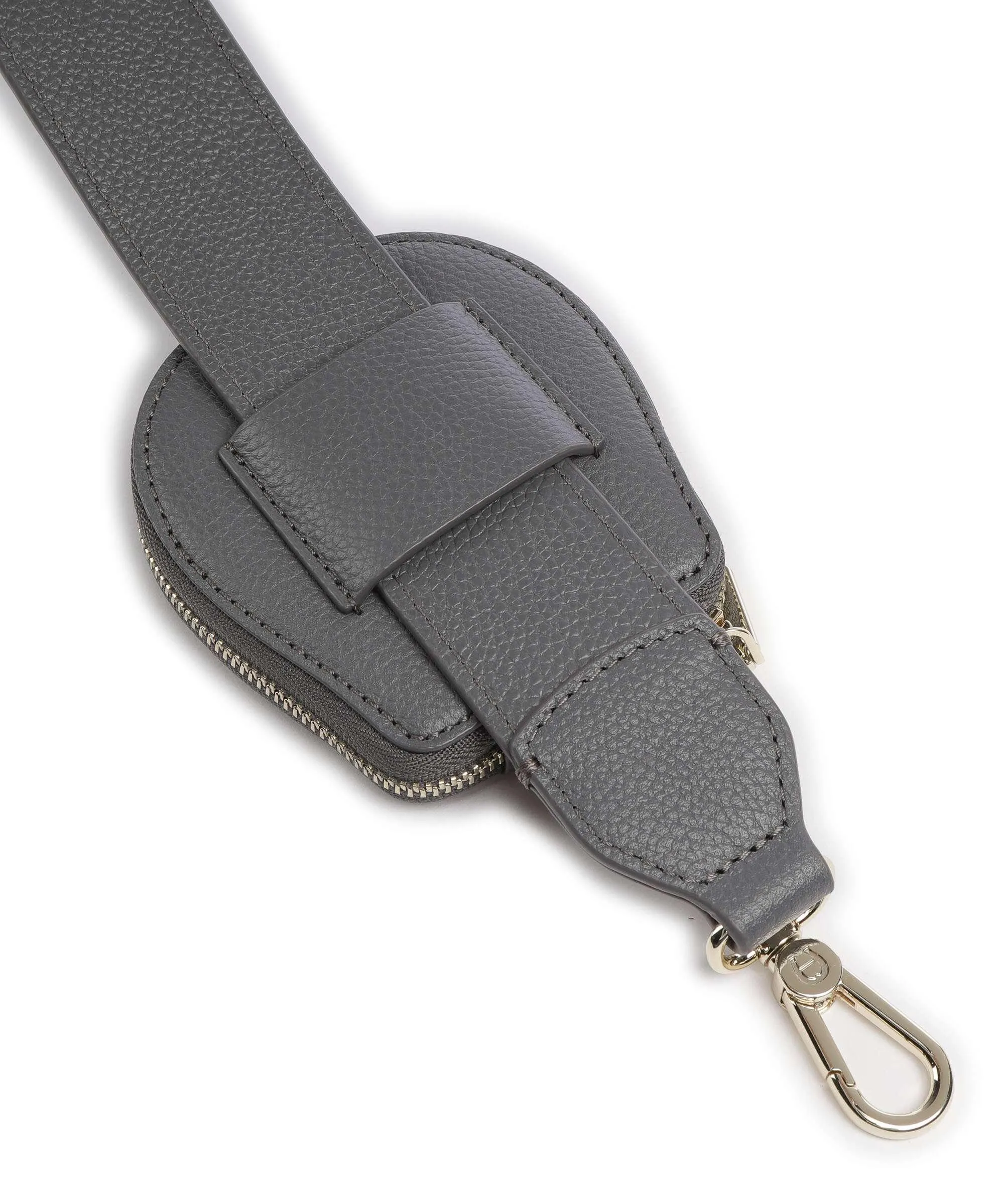  Aigner Isa S Borsa a spalla pelle di vacchetta grana grigio  