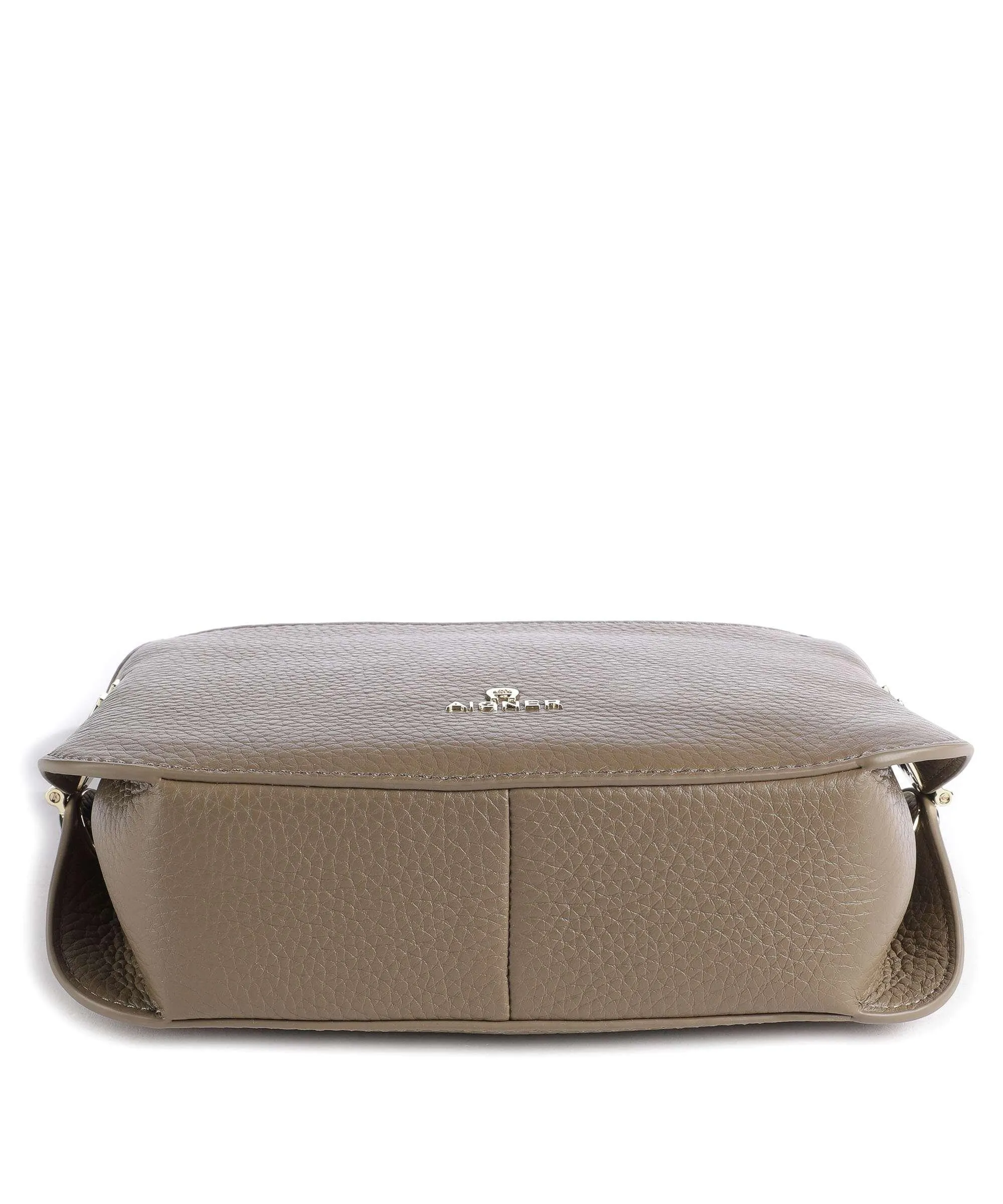  Aigner Milano S Borsa a tracolla pelle di vacchetta grana taupe  