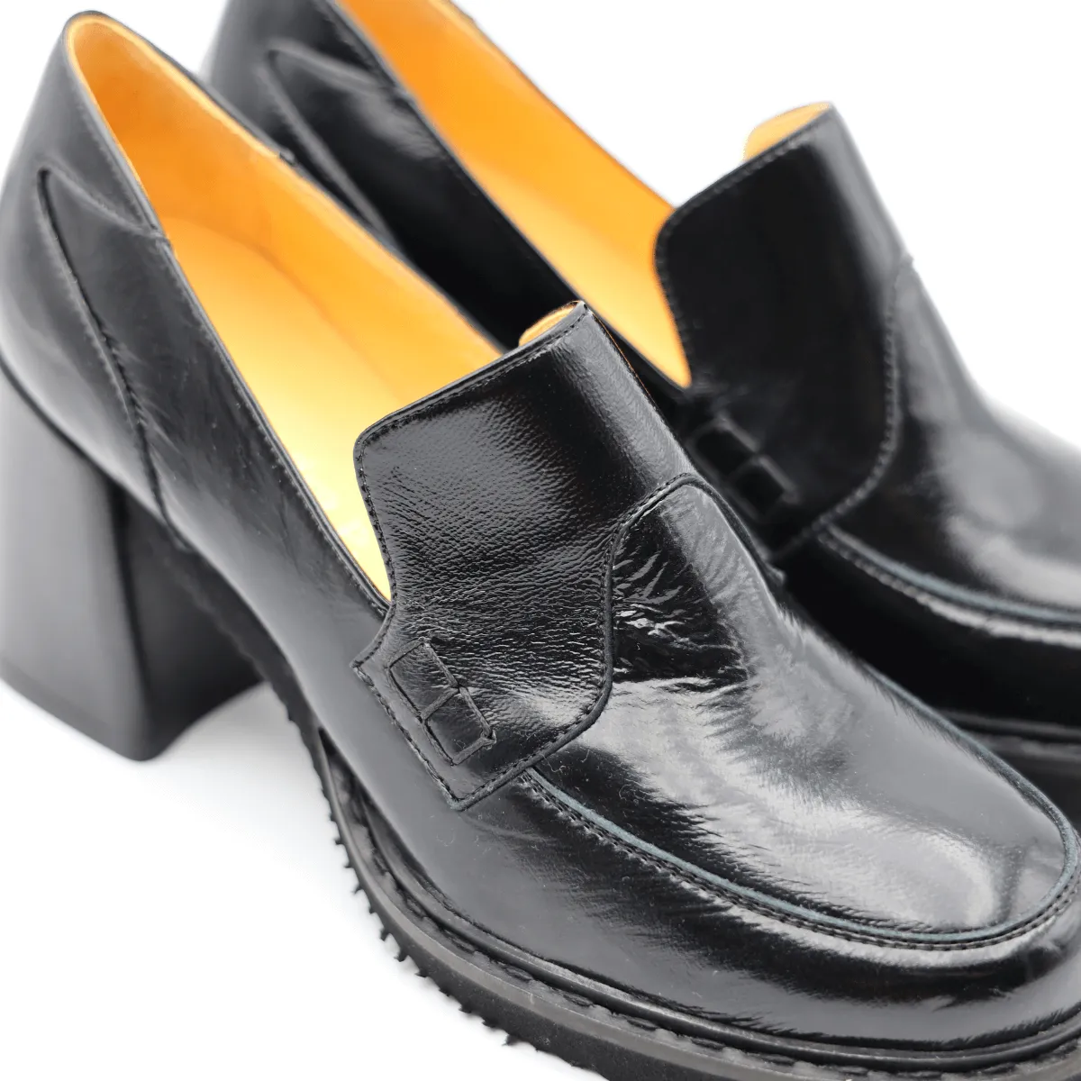 ALESSANDRA PELUSO MOCASSINO TACCO 28140 NERO  