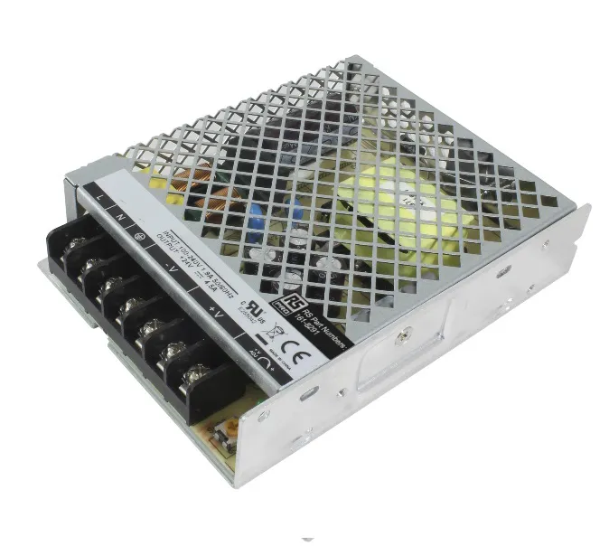 Alimentatore switching RS PRO, 150W, ingresso 170 → 264 V ac, 85 → 132 V ac, uscita 15V cc