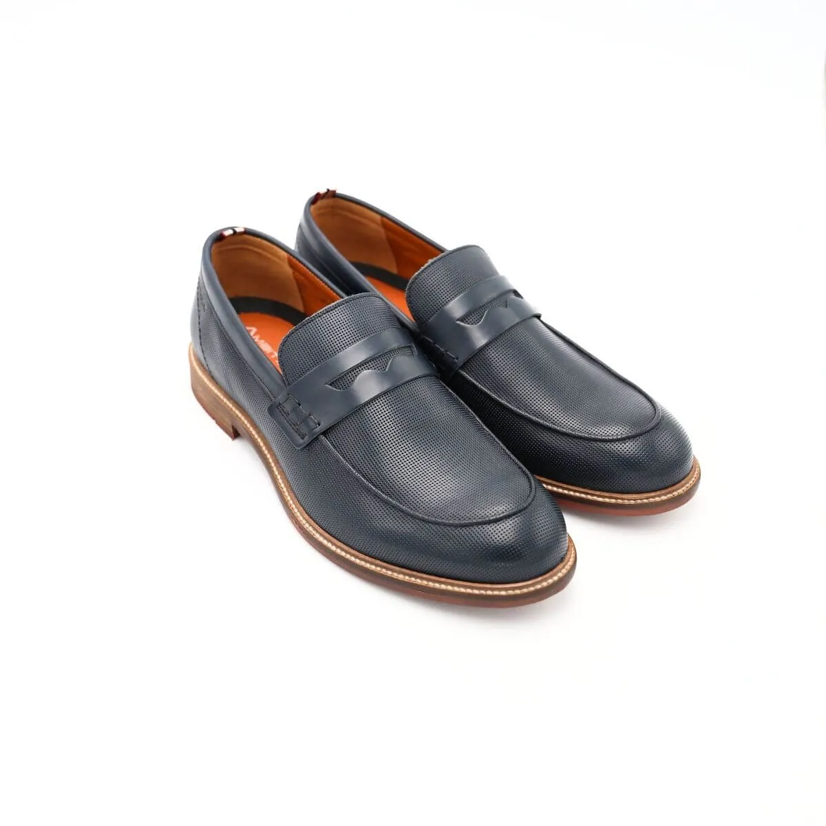 AMBITIOUS MOCASSINO 11464A-5909 PUNZONATO BLU  