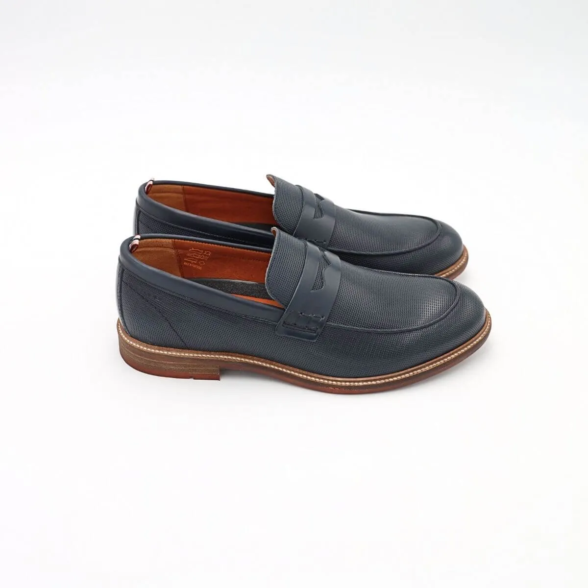 AMBITIOUS MOCASSINO 11464A-5909 PUNZONATO BLU  