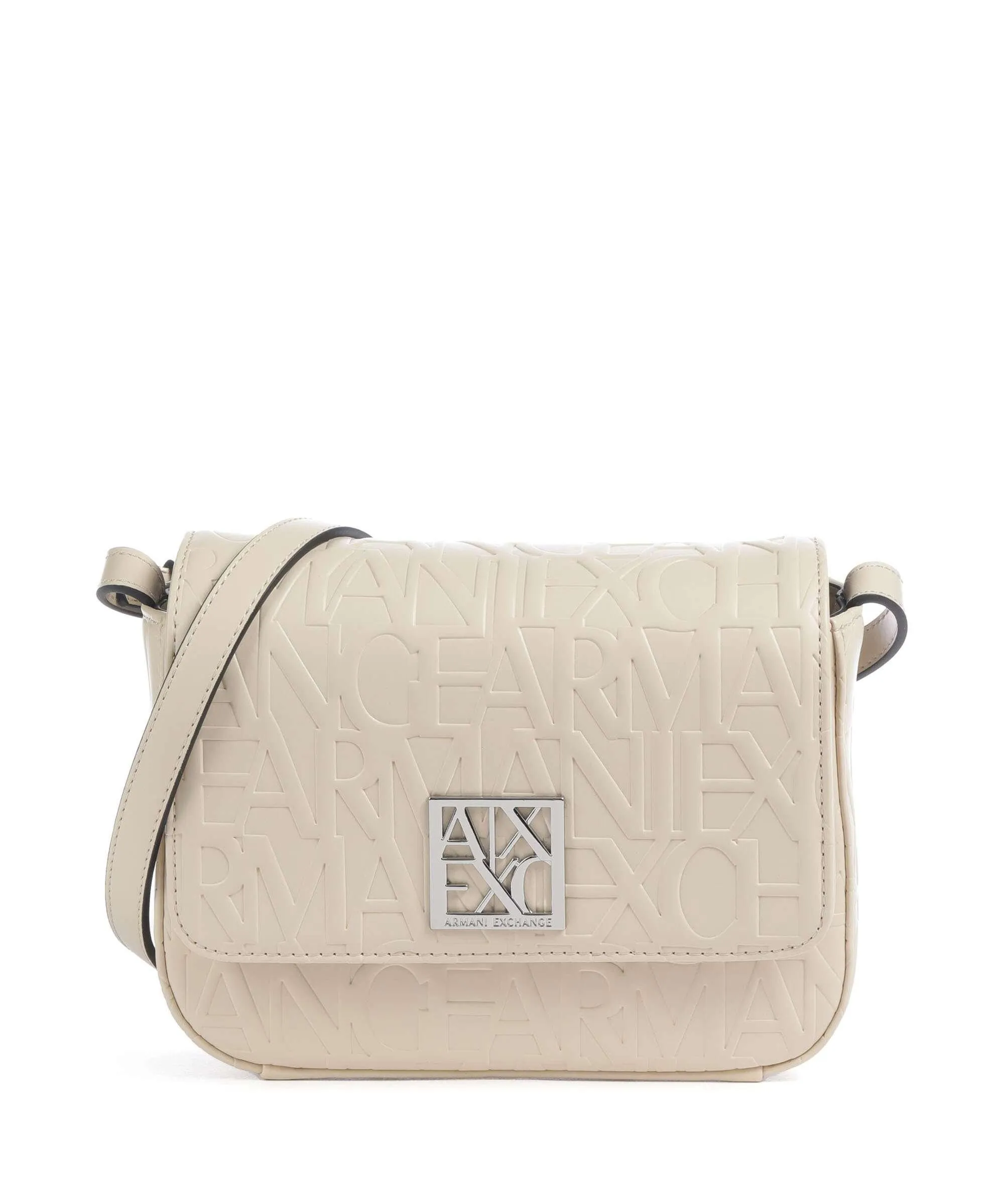  Armani Exchange Liz M Borsa a tracolla pelle sintetica beige  