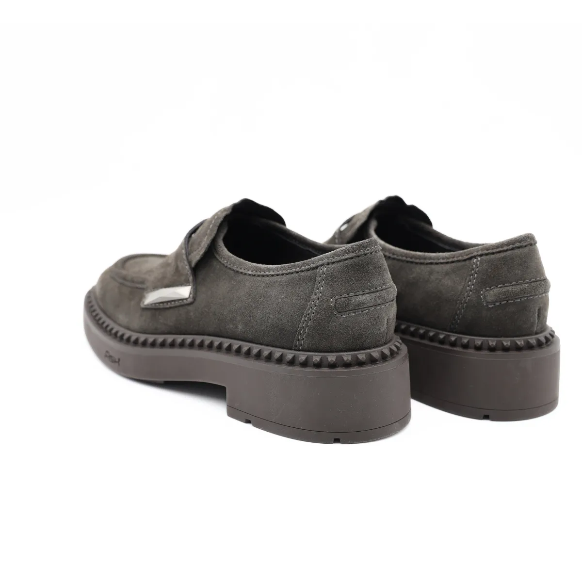 ASH MOCASSINO MEDUSA COM G ACCESSORIO GRIGIO  