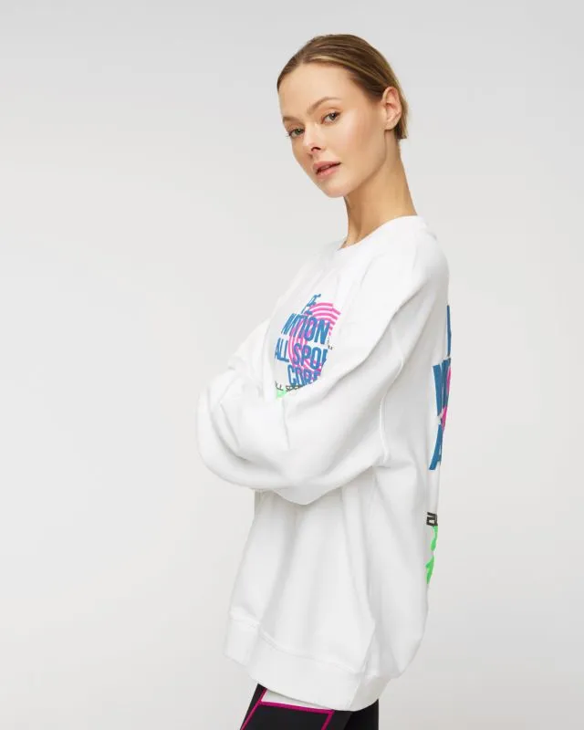 Bluza PE NATION POWER UP SWEAT 22PE4F275-optic-white