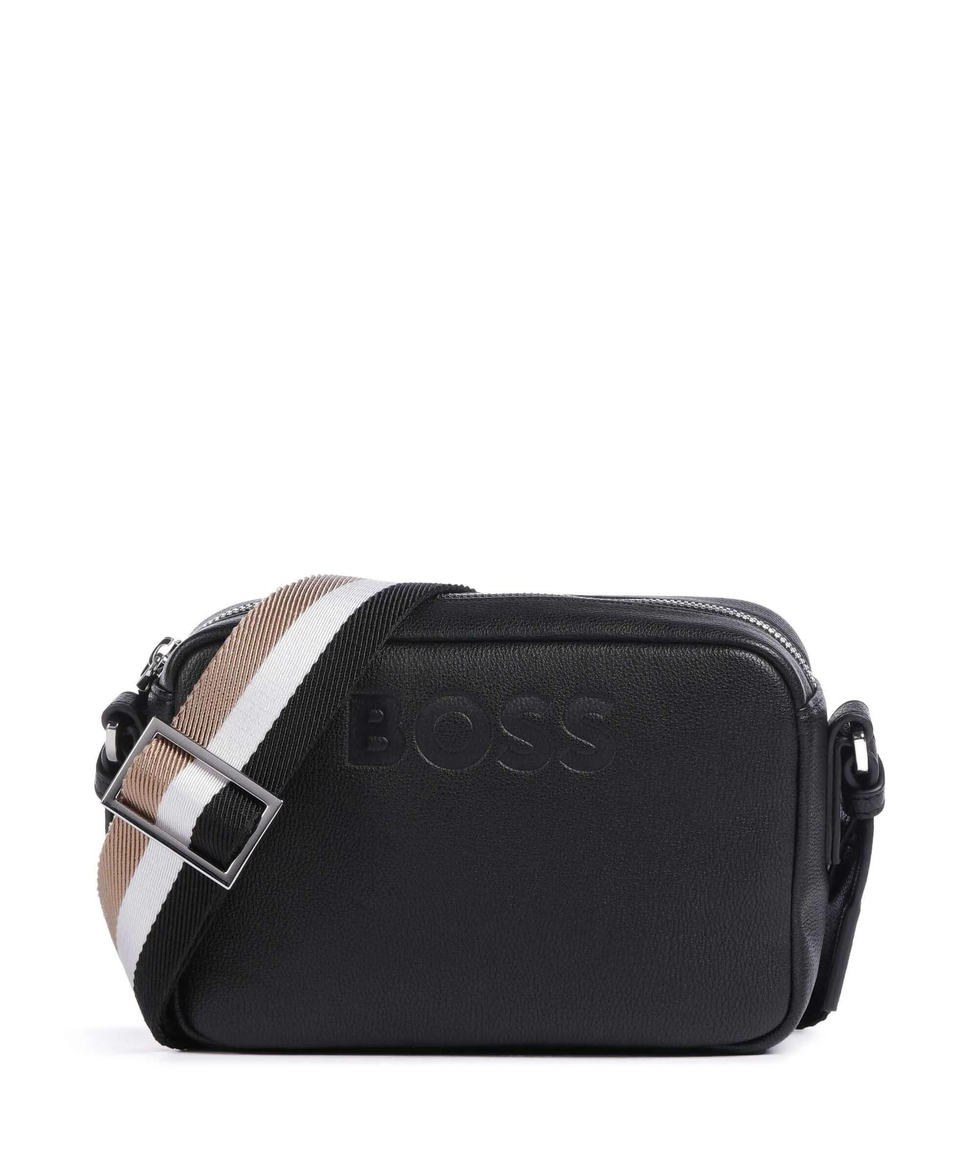  BOSS Addison Borsa a tracolla pelle sintetica nero  