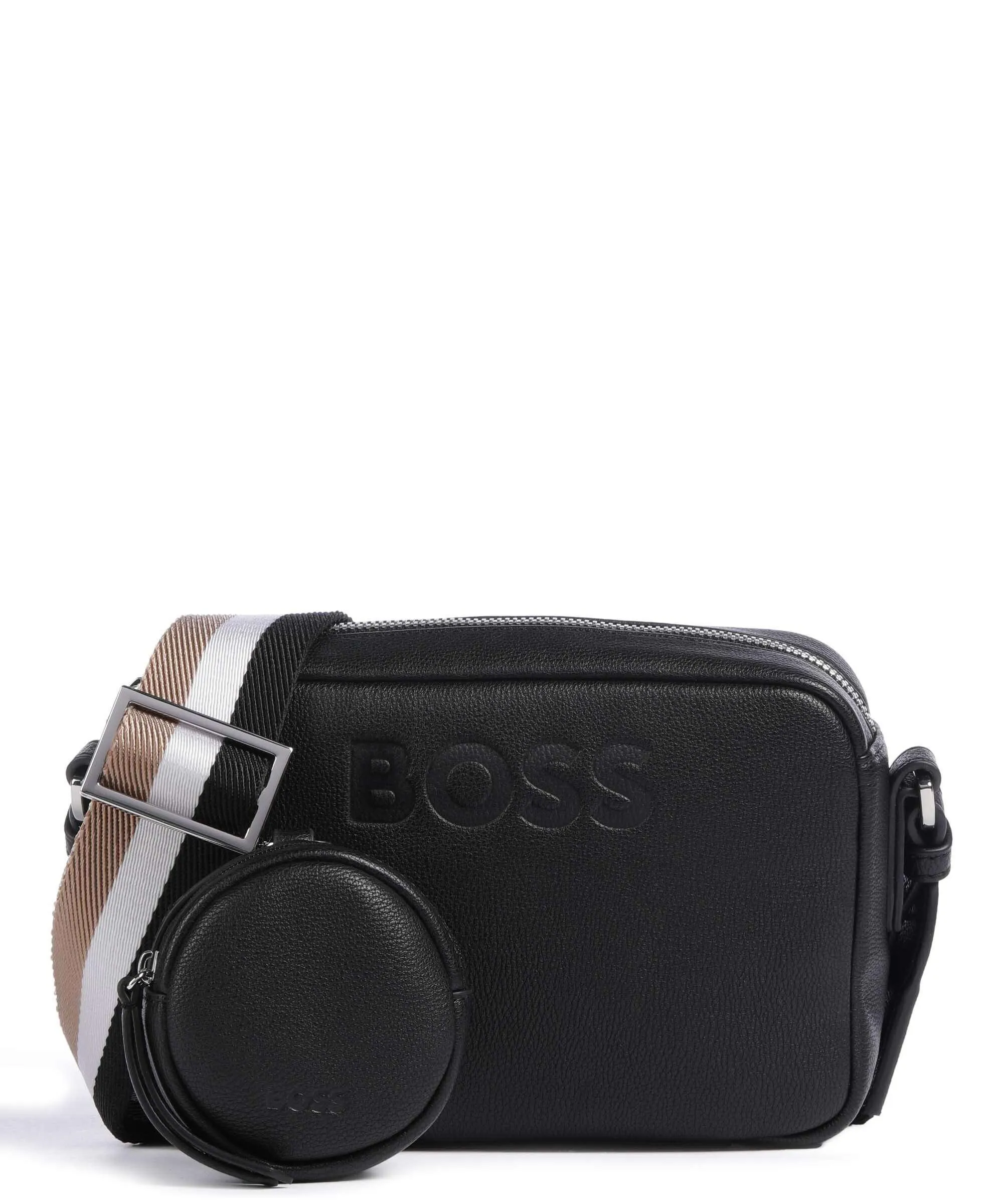  BOSS Addison Borsa a tracolla pelle sintetica nero  