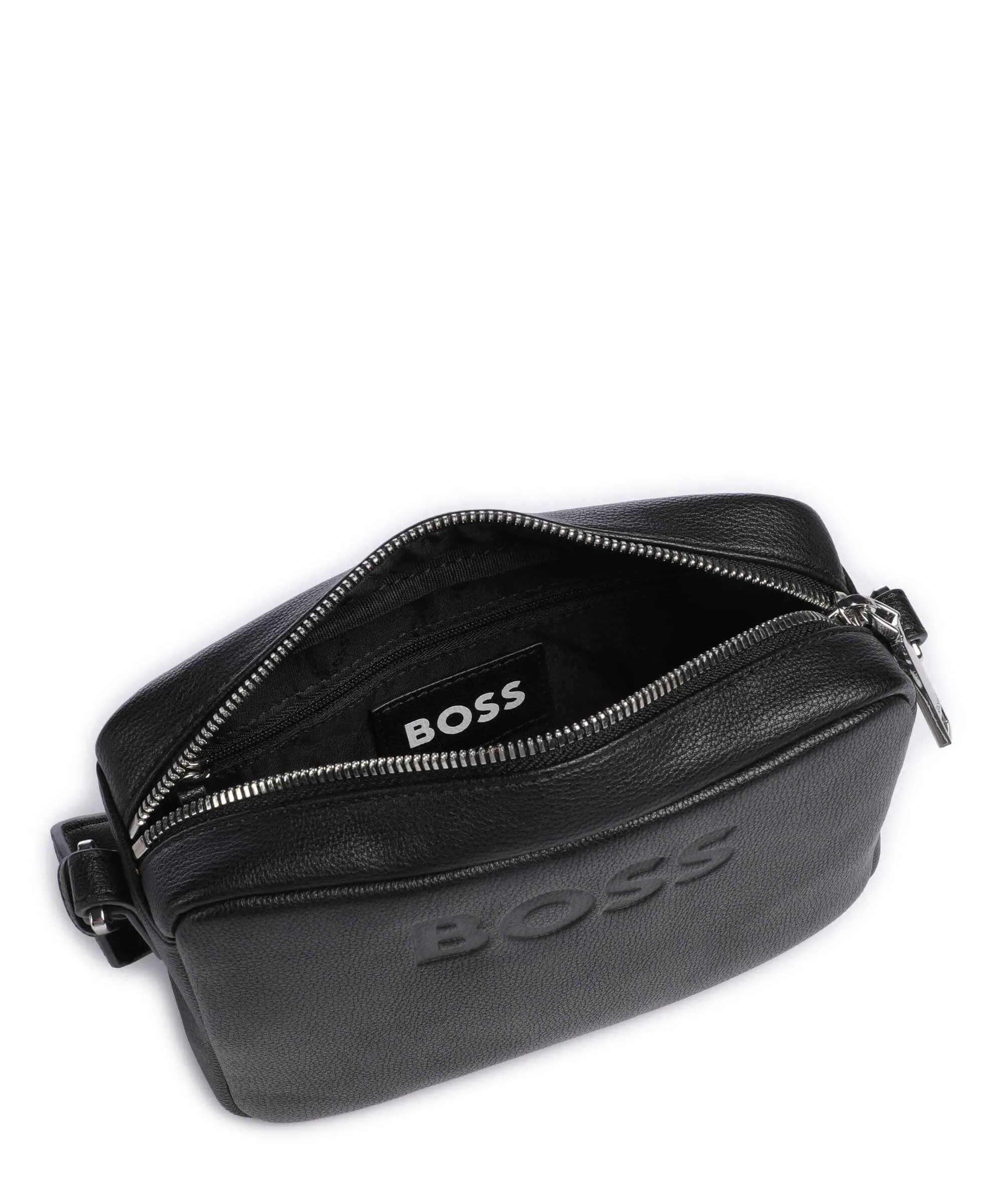  BOSS Addison Borsa a tracolla pelle sintetica nero  