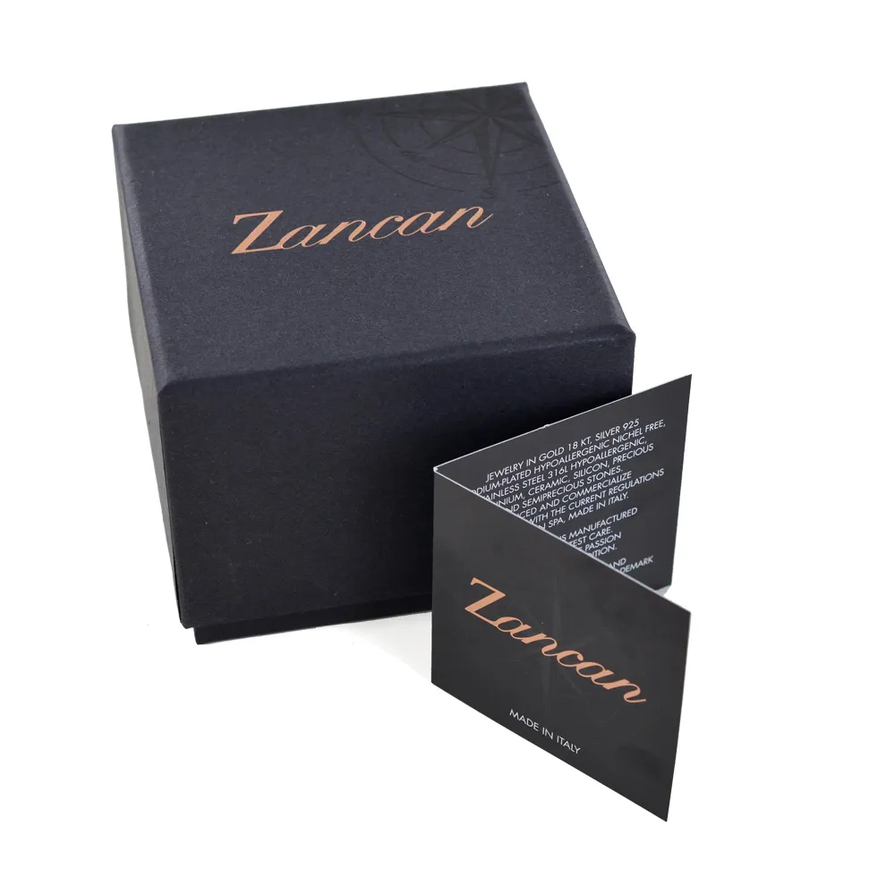 Bracciale Zancan da uomo in argento e corda nautica EXB 475MR-NE