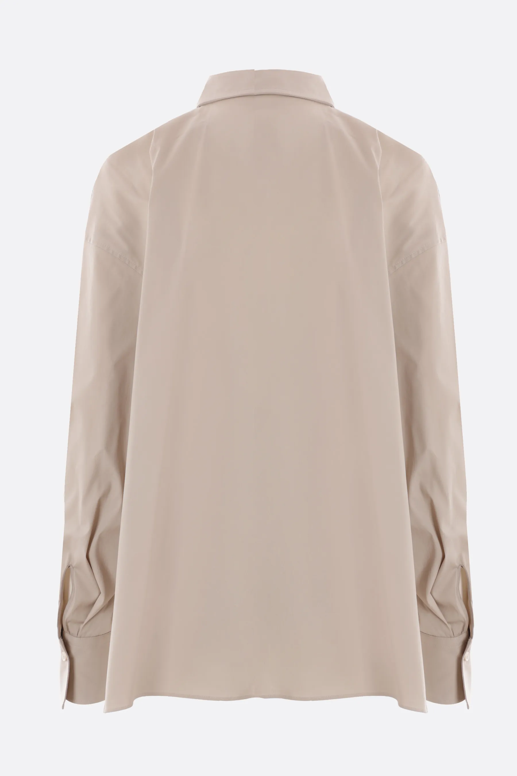 BRUNELLO CUCINELLI camicia in popeline e organza