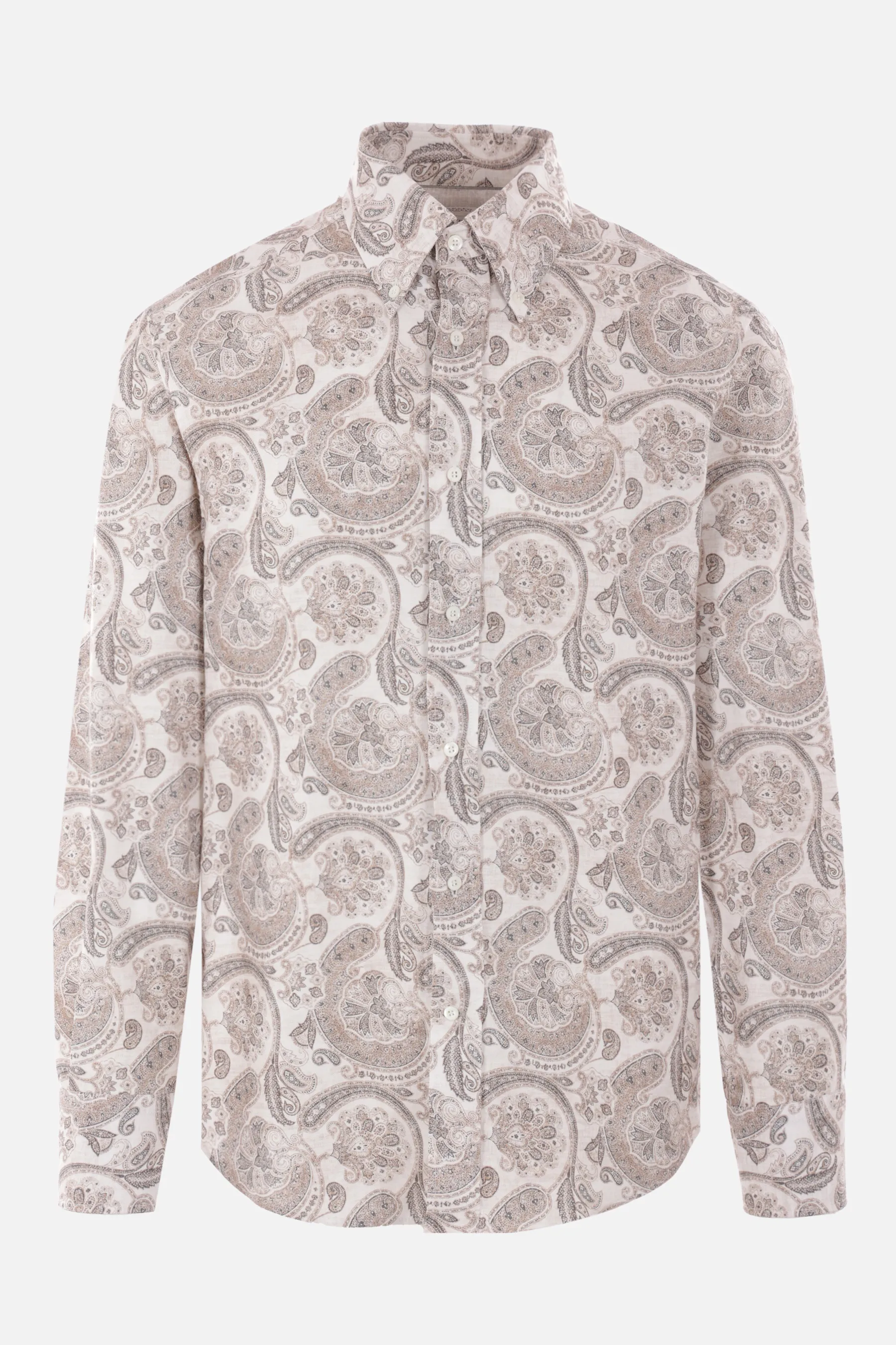 BRUNELLO CUCINELLI camicia in tela Paisley