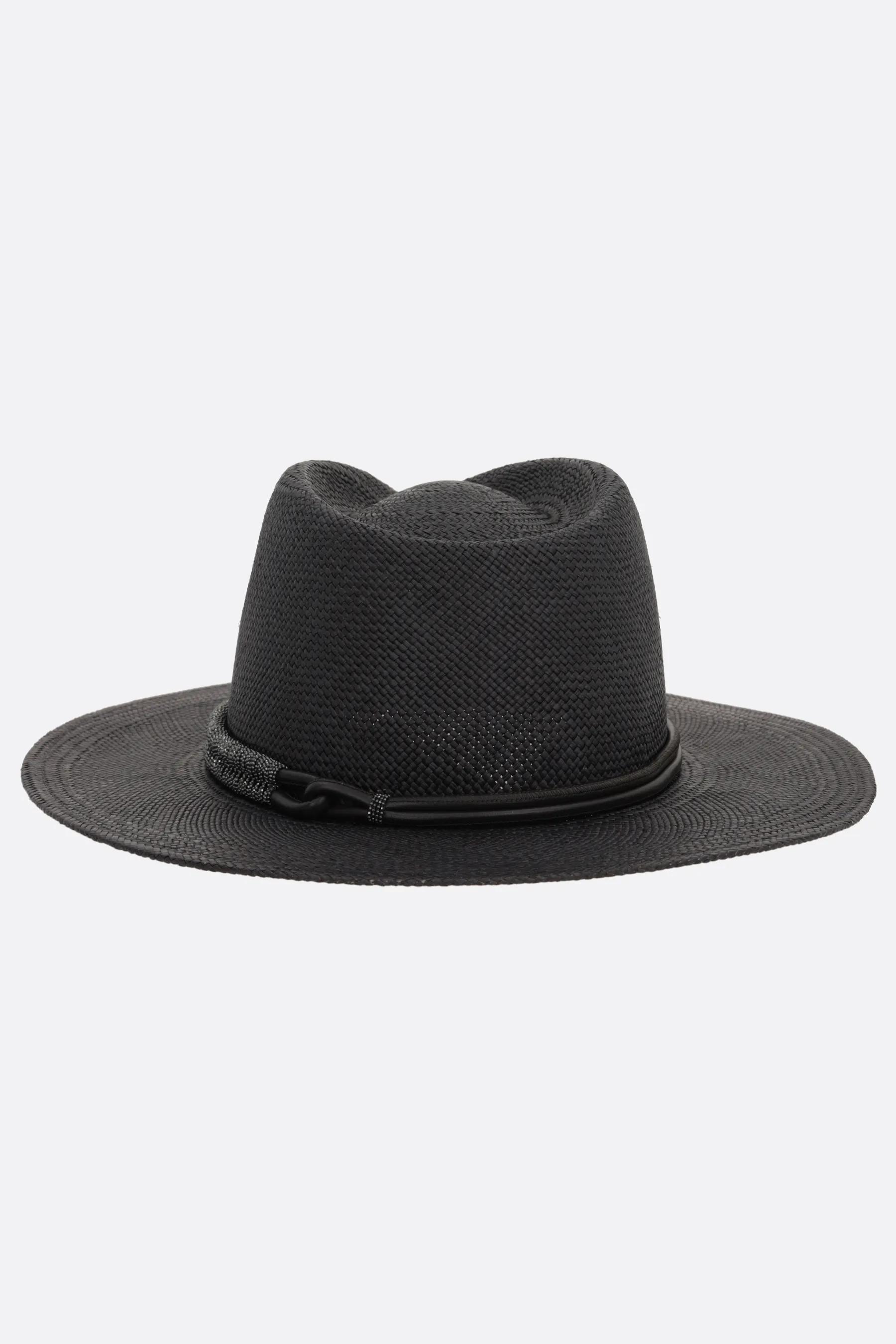 BRUNELLO CUCINELLI cappello fedora in paglia