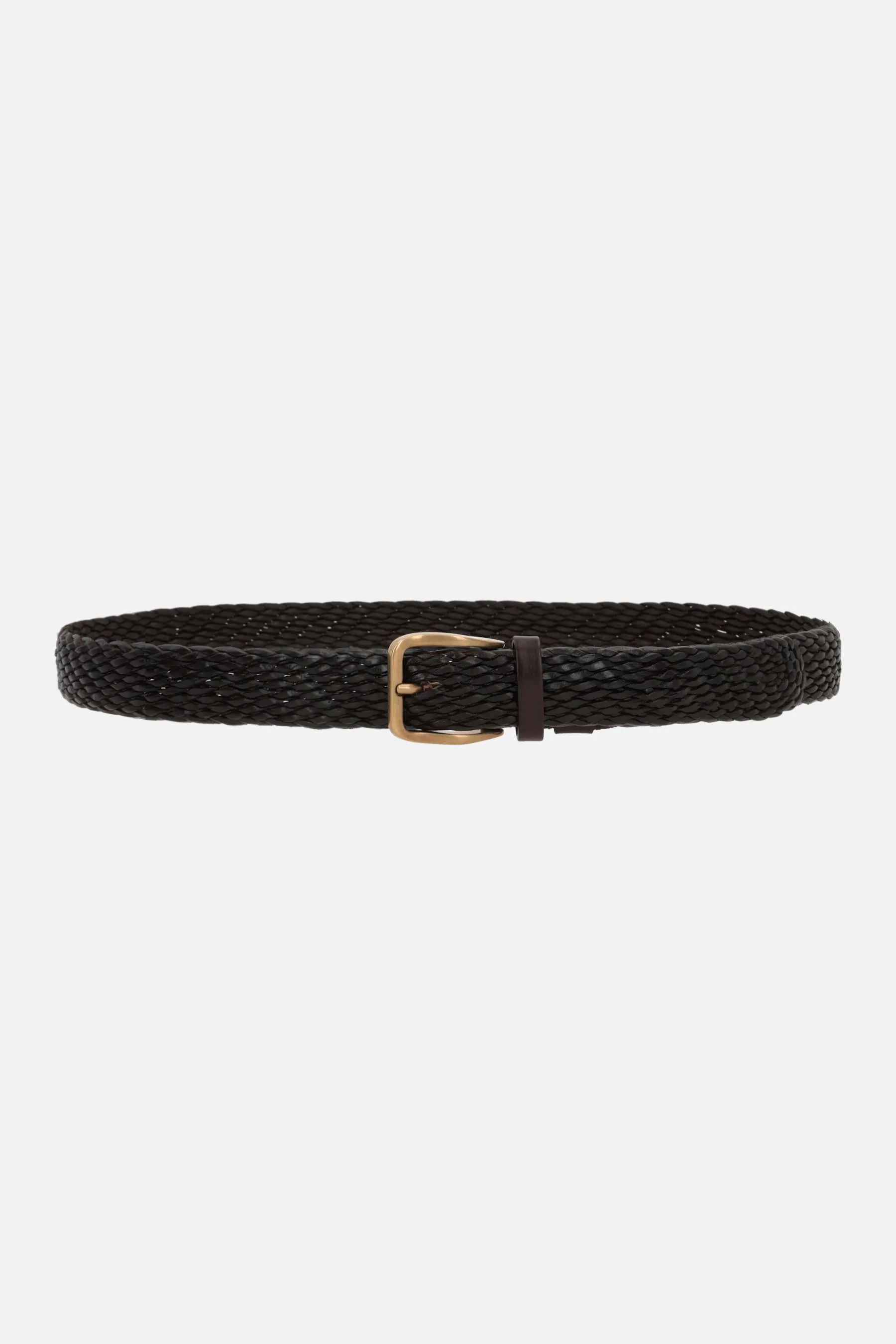 BRUNELLO CUCINELLI cintura in pelle intrecciata