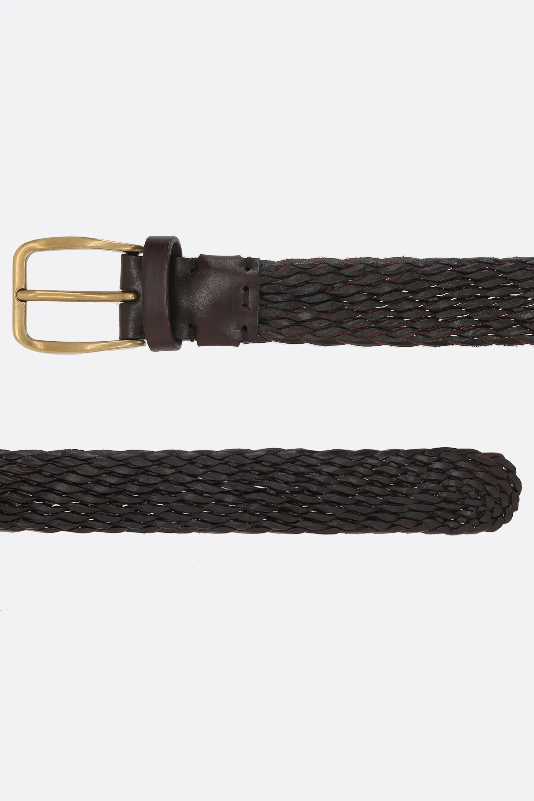 BRUNELLO CUCINELLI cintura in pelle intrecciata