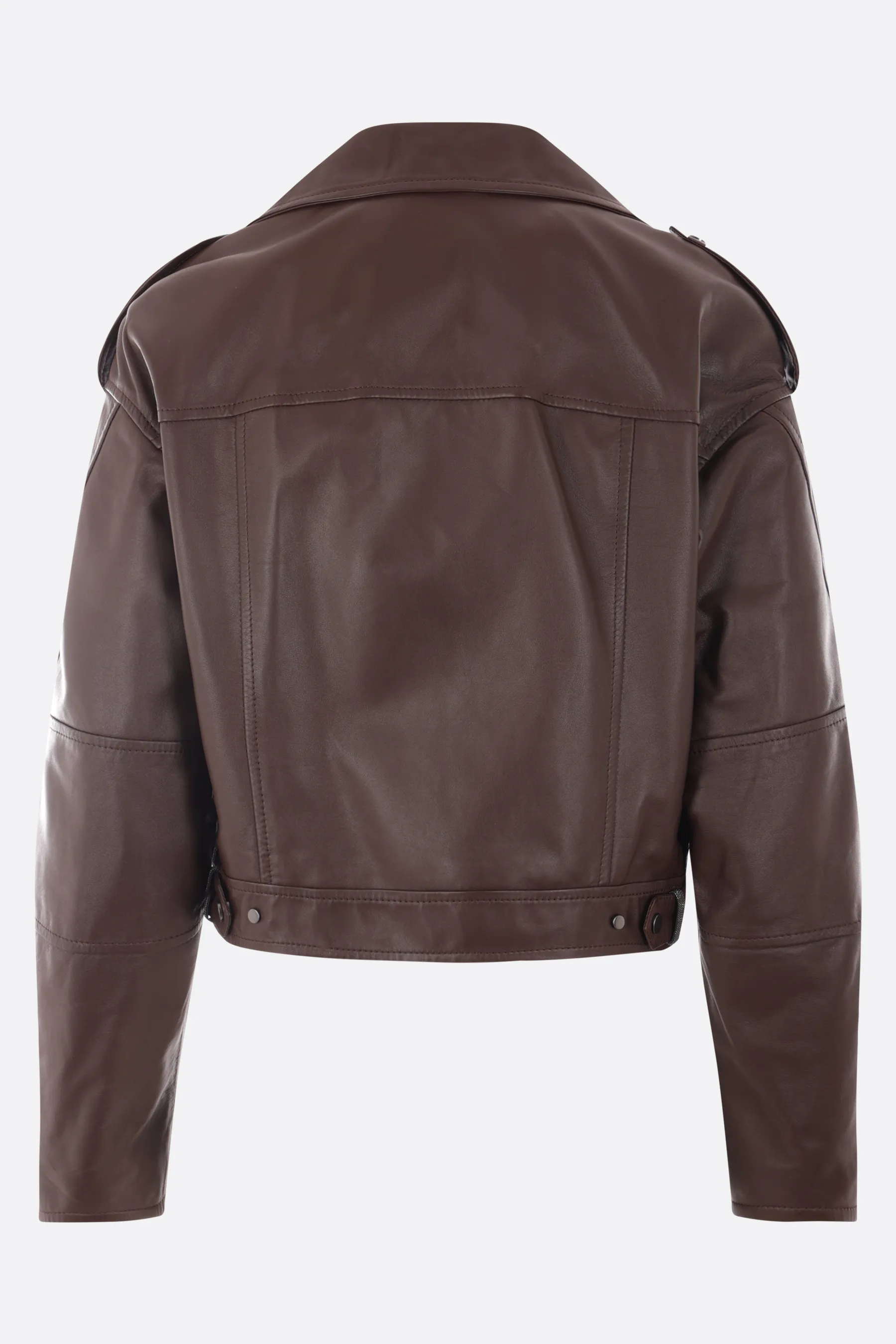 BRUNELLO CUCINELLI giacca biker in pelle
