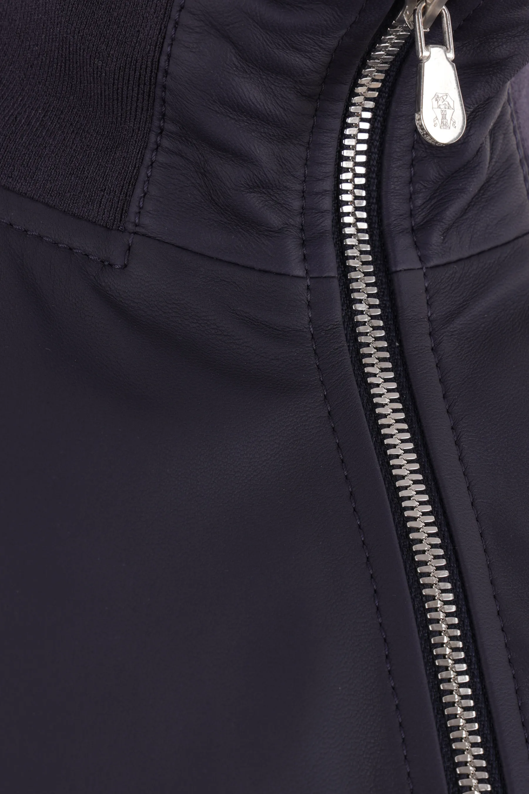 BRUNELLO CUCINELLI giubbotto bomber in pelle