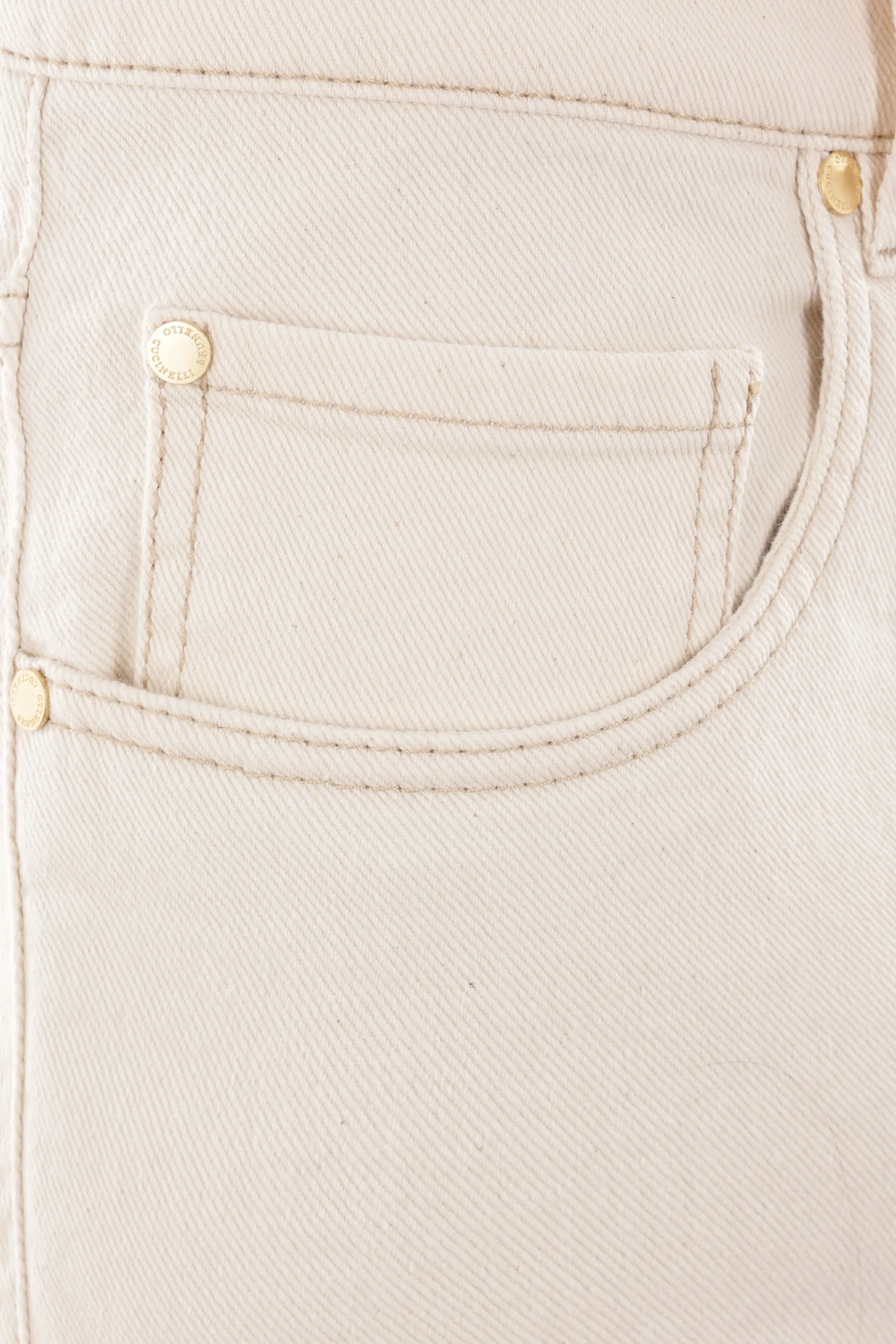 BRUNELLO CUCINELLI jeans a gamba dritta in denim