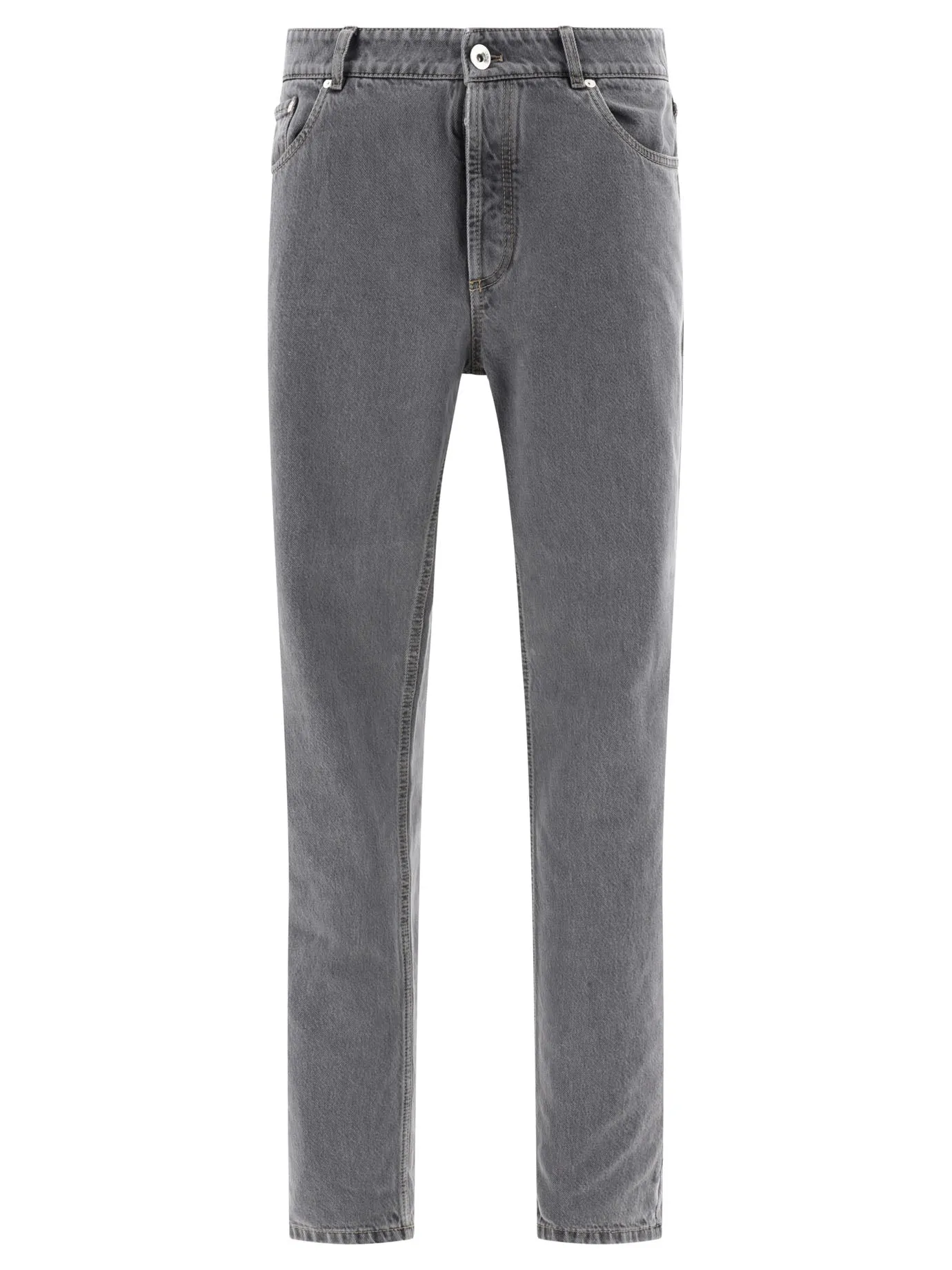 Brunello Cucinelli jeans in scala di grigio