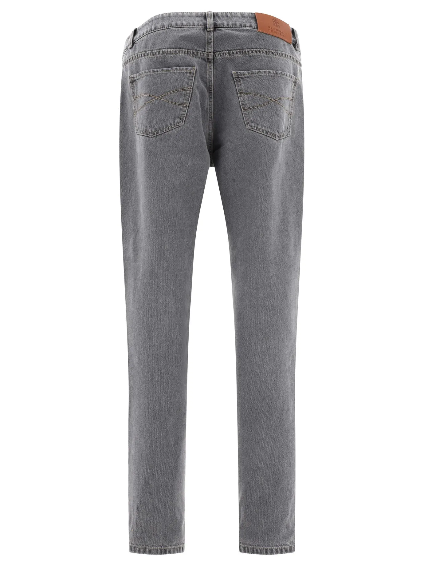 Brunello Cucinelli jeans in scala di grigio