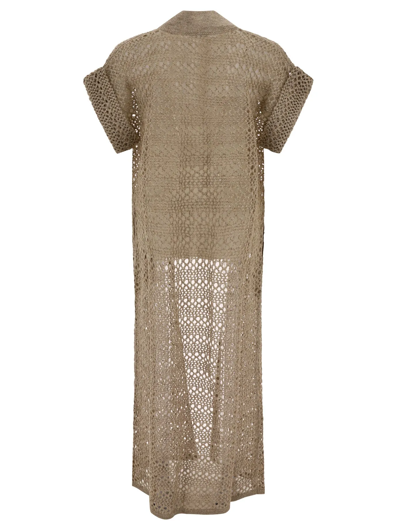 Brunello Cucinelli Open Weave Cardigan