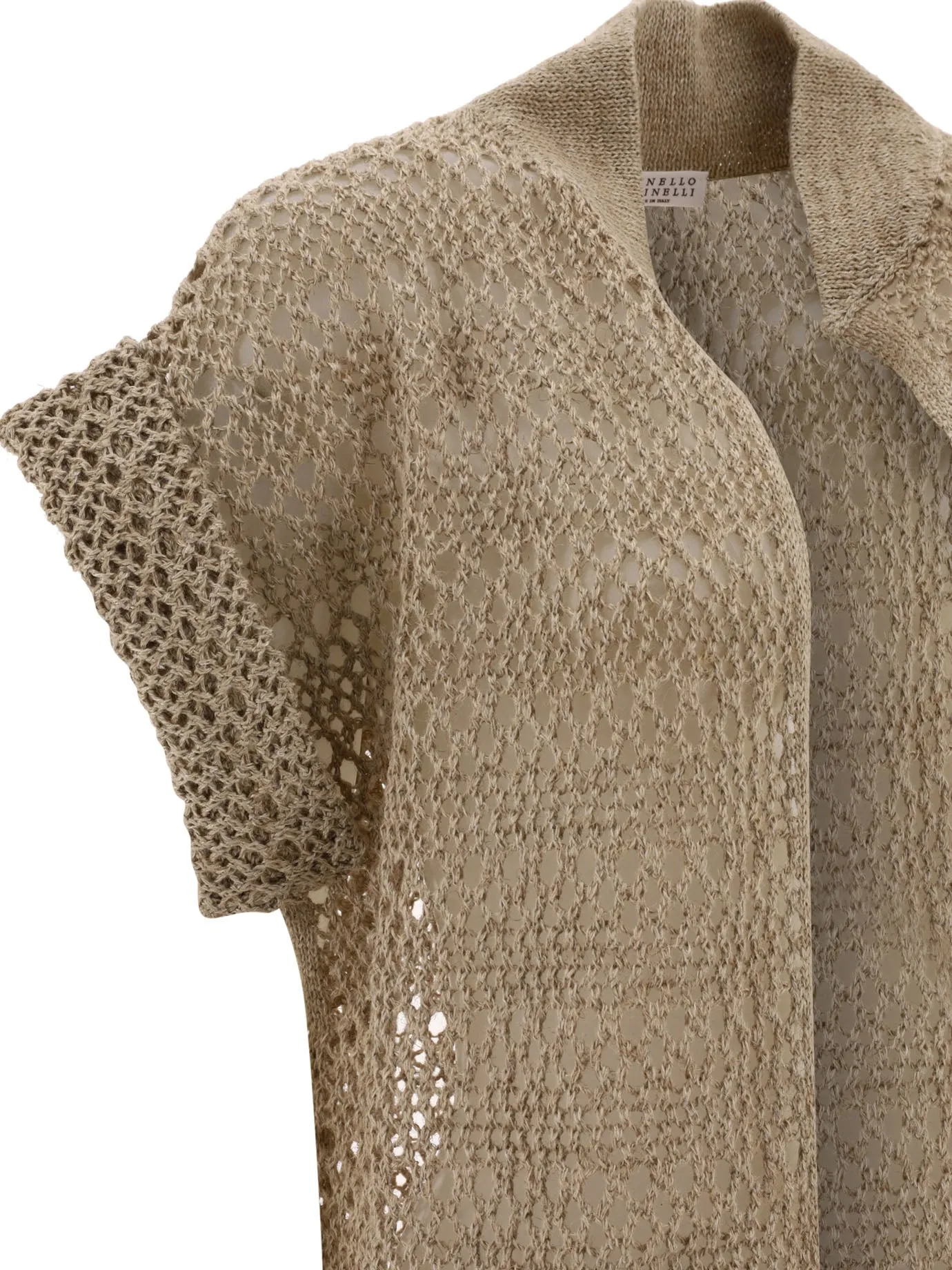 Brunello Cucinelli Open Weave Cardigan
