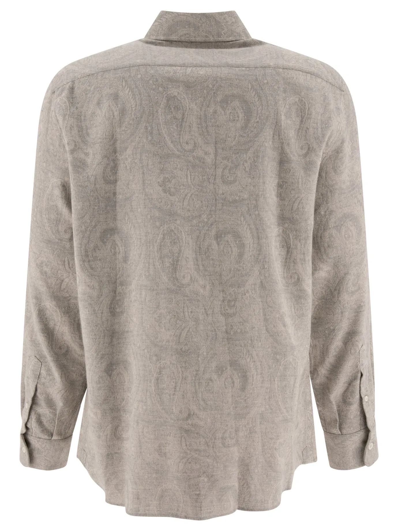 Brunello Cucinelli Paisley Jacquard Flanch Shirt