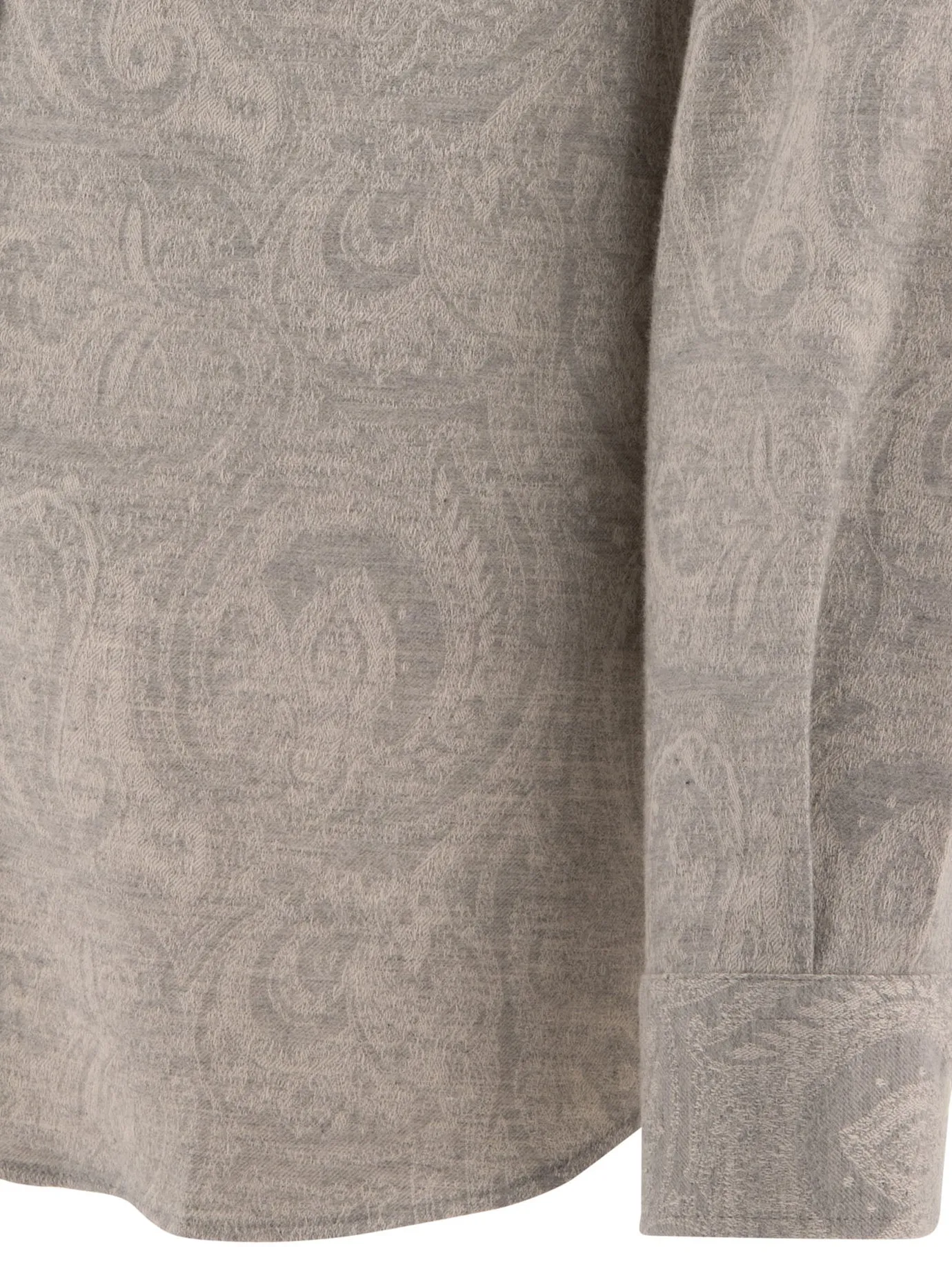 Brunello Cucinelli Paisley Jacquard Flanch Shirt