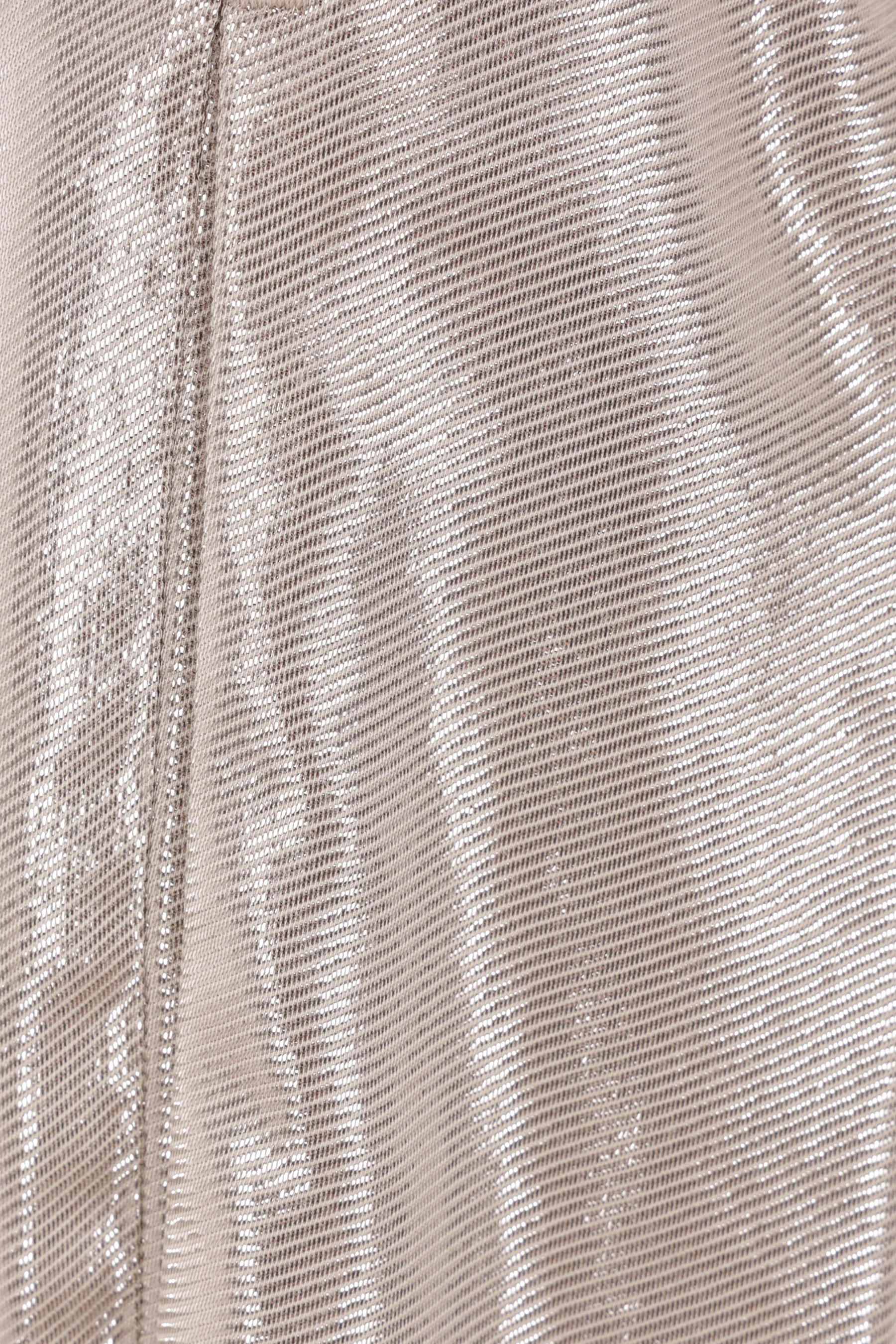 BRUNELLO CUCINELLI pantalone a gamba larga in gabardine fluida metallizzata