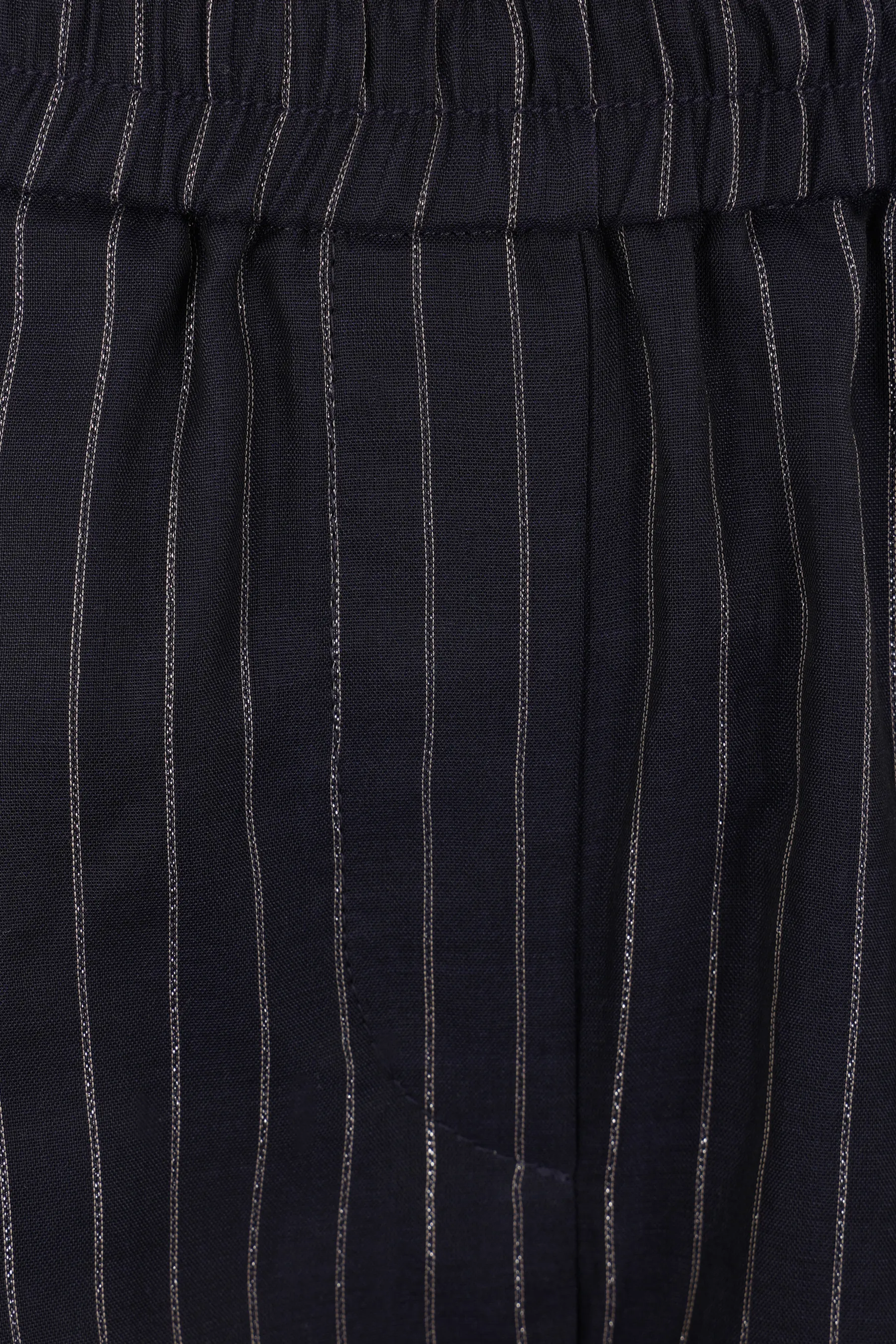 BRUNELLO CUCINELLI pantalone a gamba larga in gauze gessato