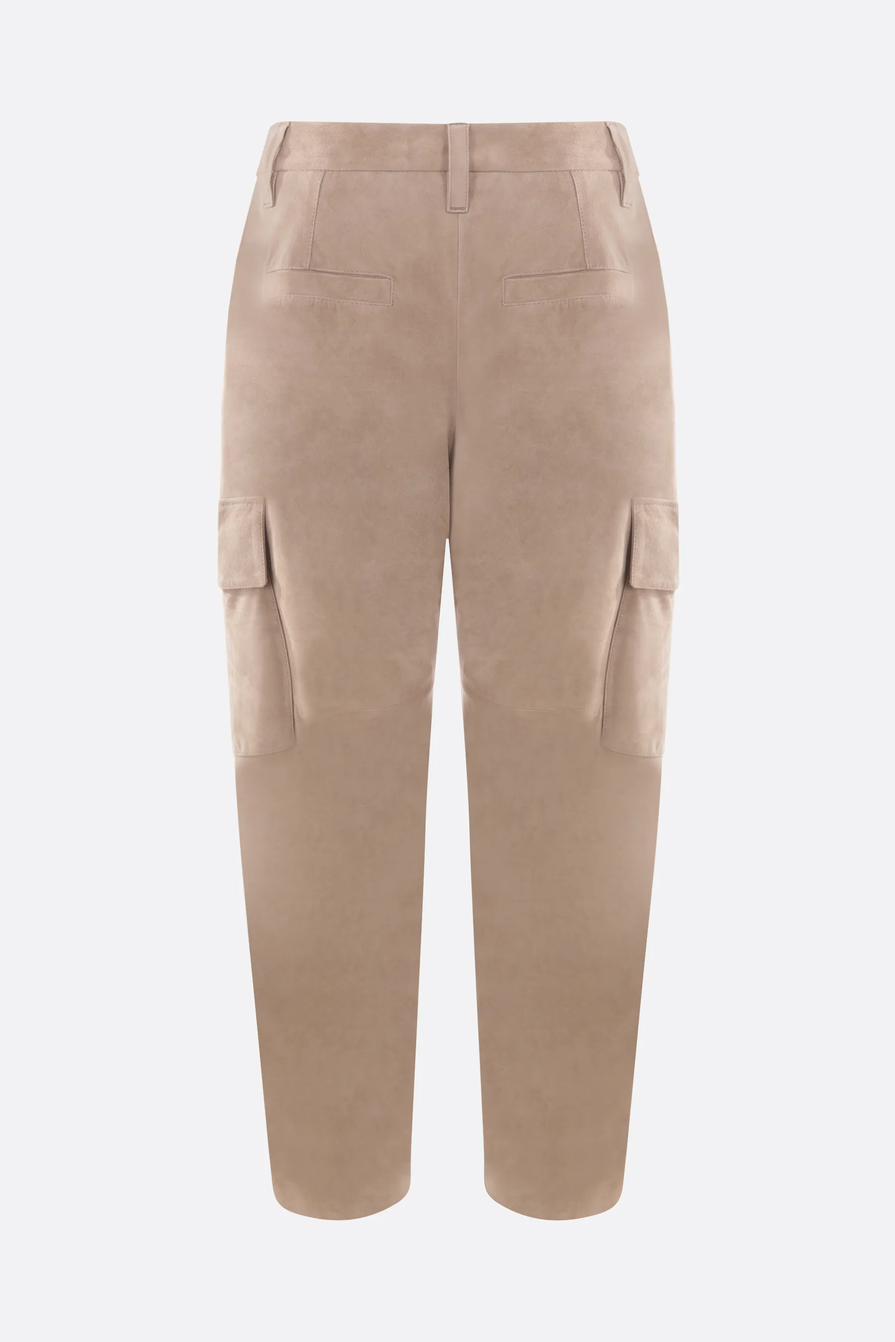 BRUNELLO CUCINELLI pantalone baggy-fit in suede