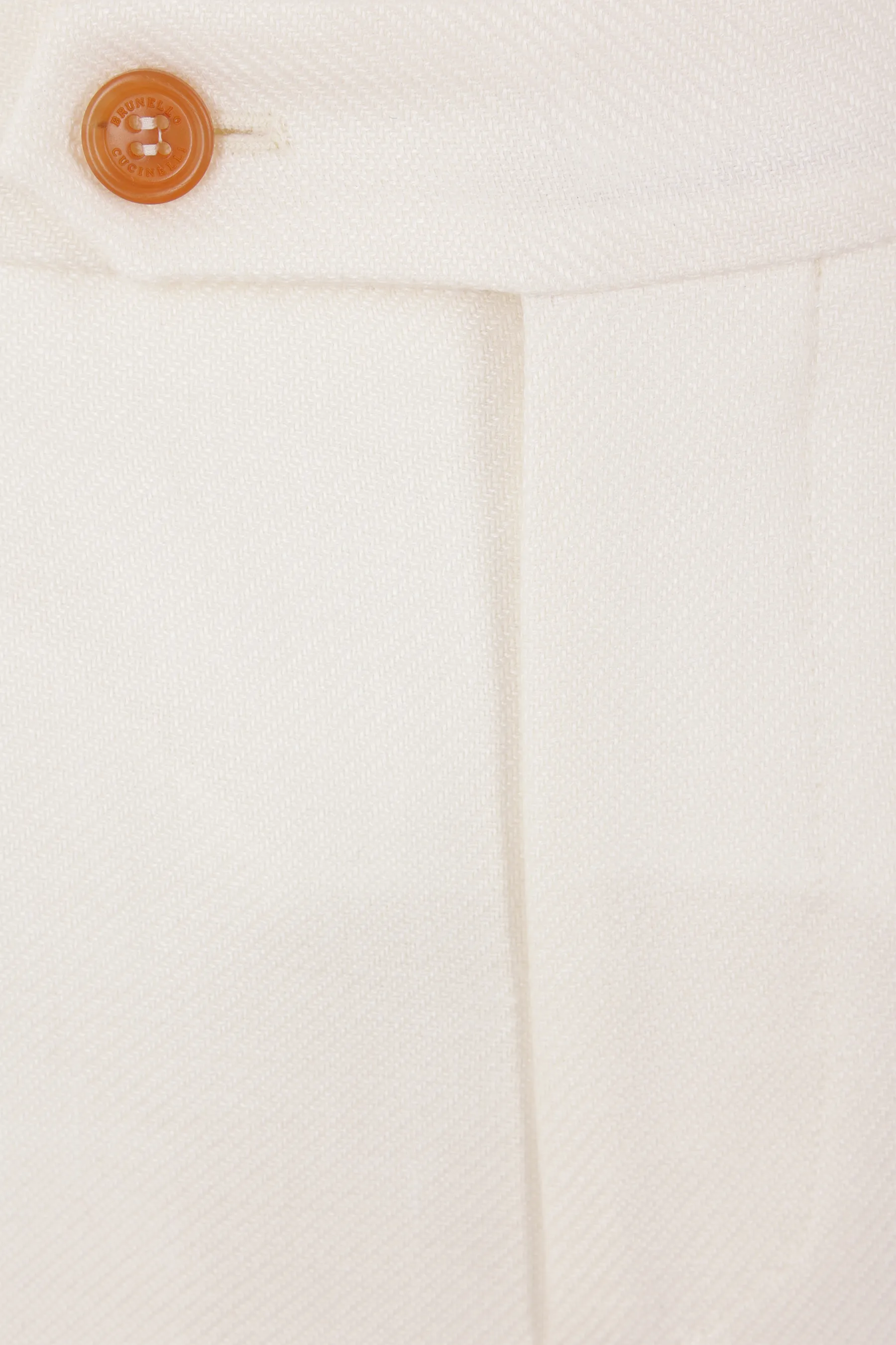 BRUNELLO CUCINELLI pantalone easy-fit in lino, lana e seta