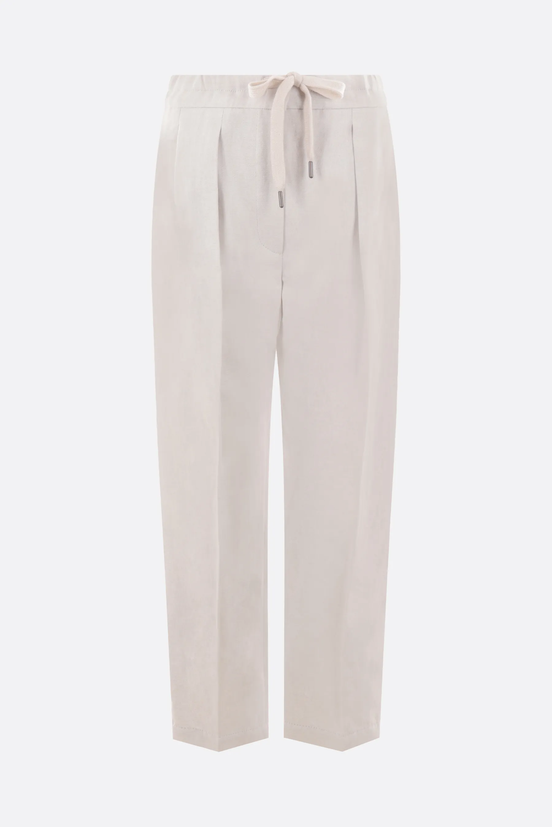 BRUNELLO CUCINELLI pantalone in cotone e lino