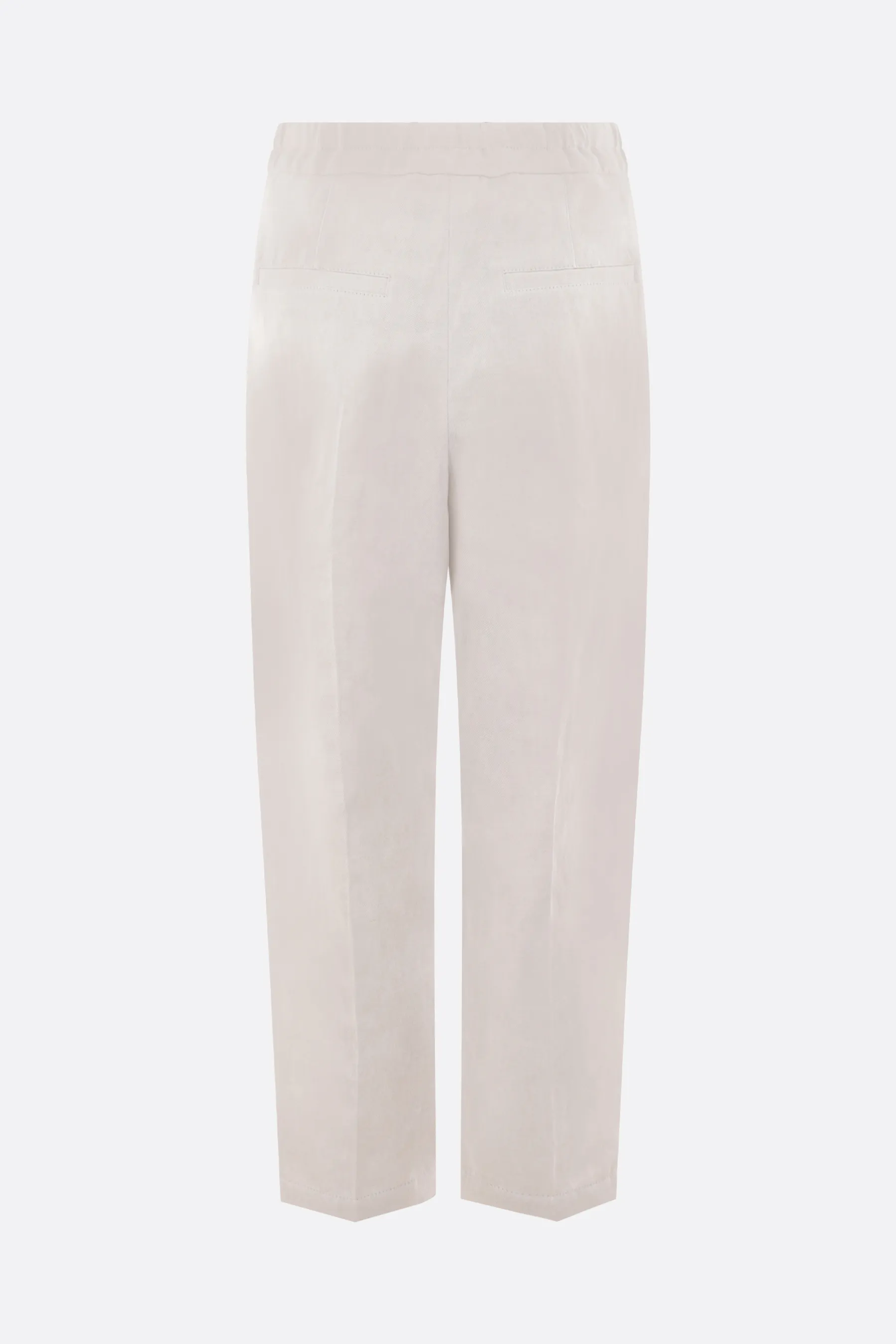 BRUNELLO CUCINELLI pantalone in cotone e lino