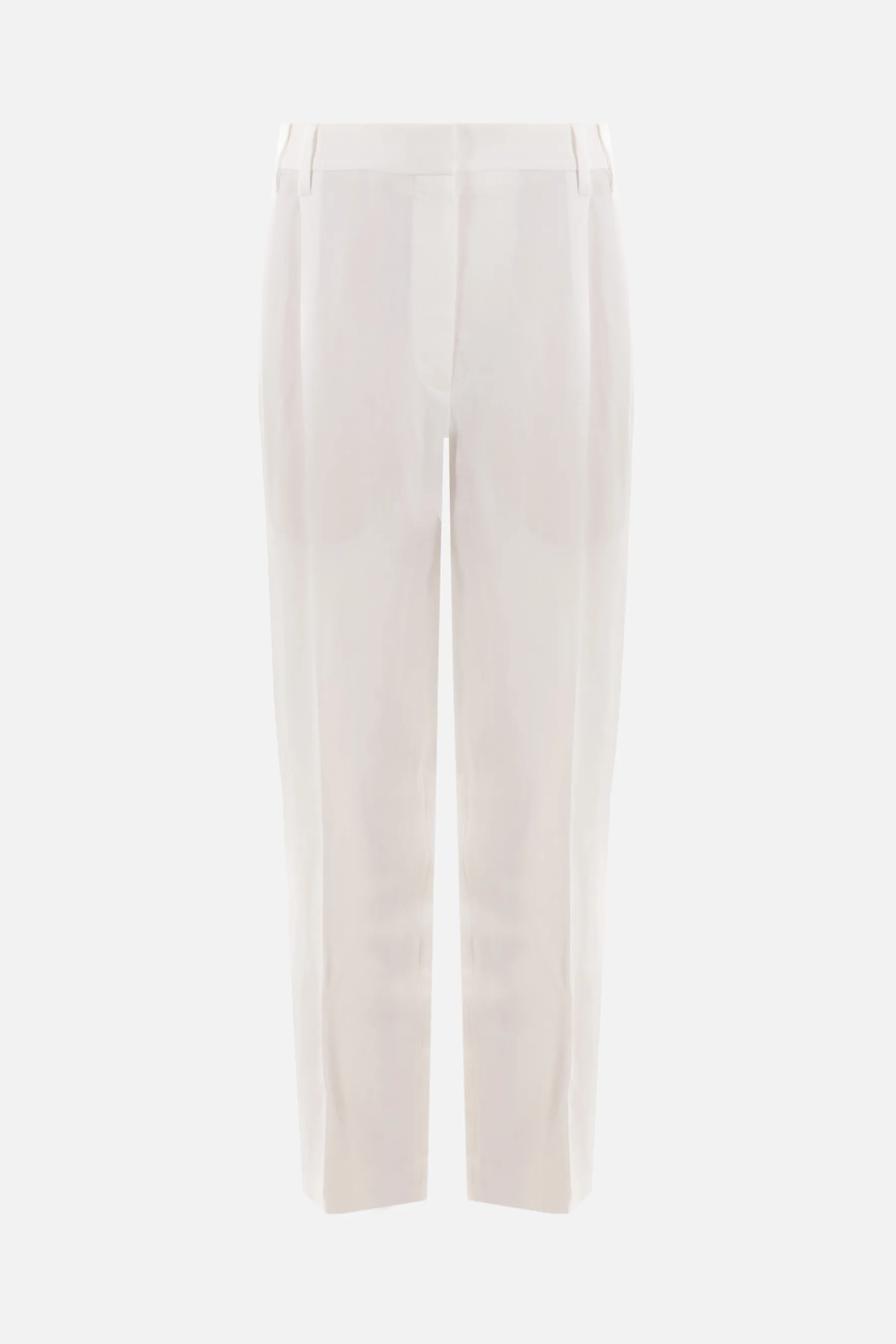 BRUNELLO CUCINELLI pantalone in misto lino
