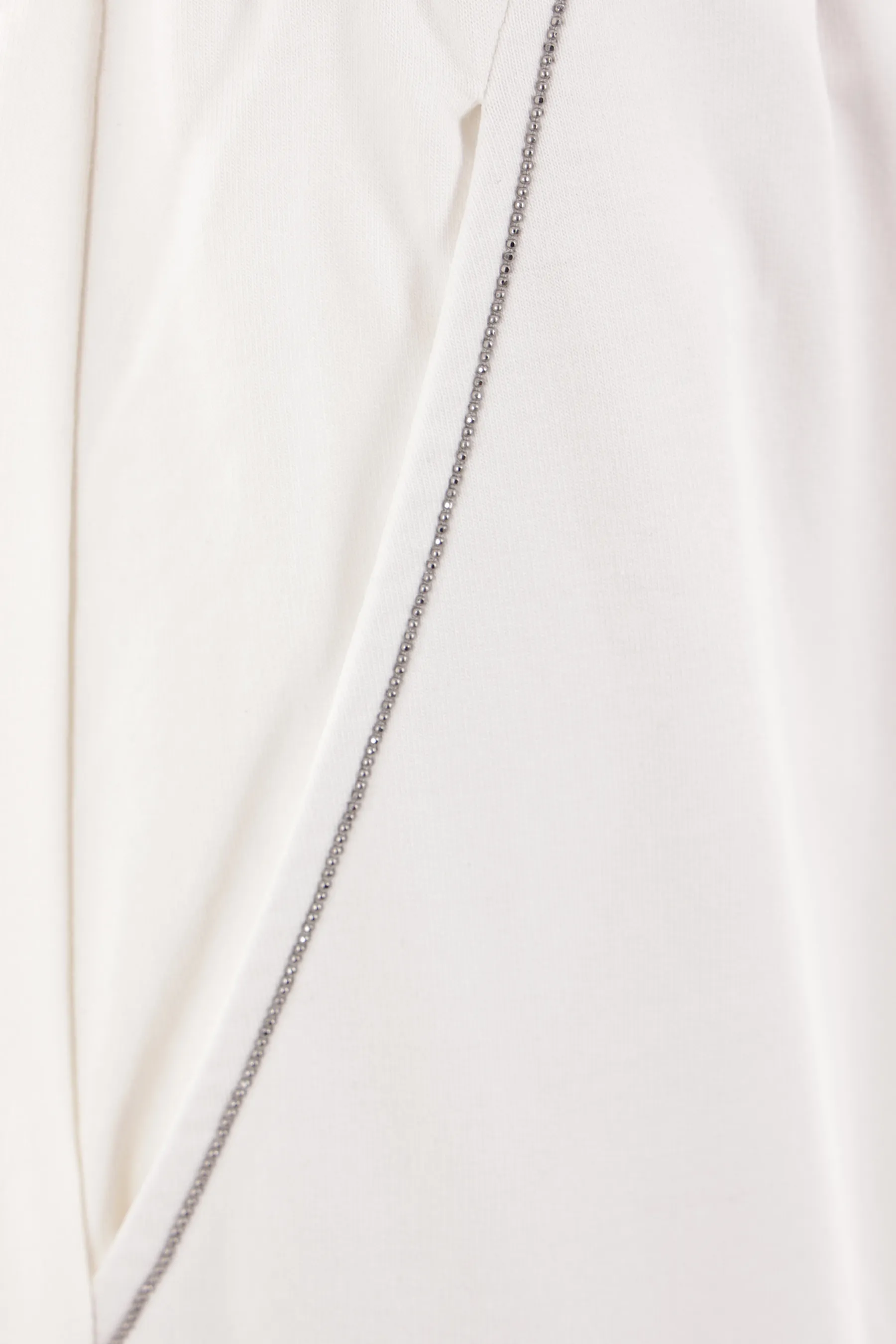 BRUNELLO CUCINELLI pantalone jogging in jersey con dettaglio Shiny Stitch