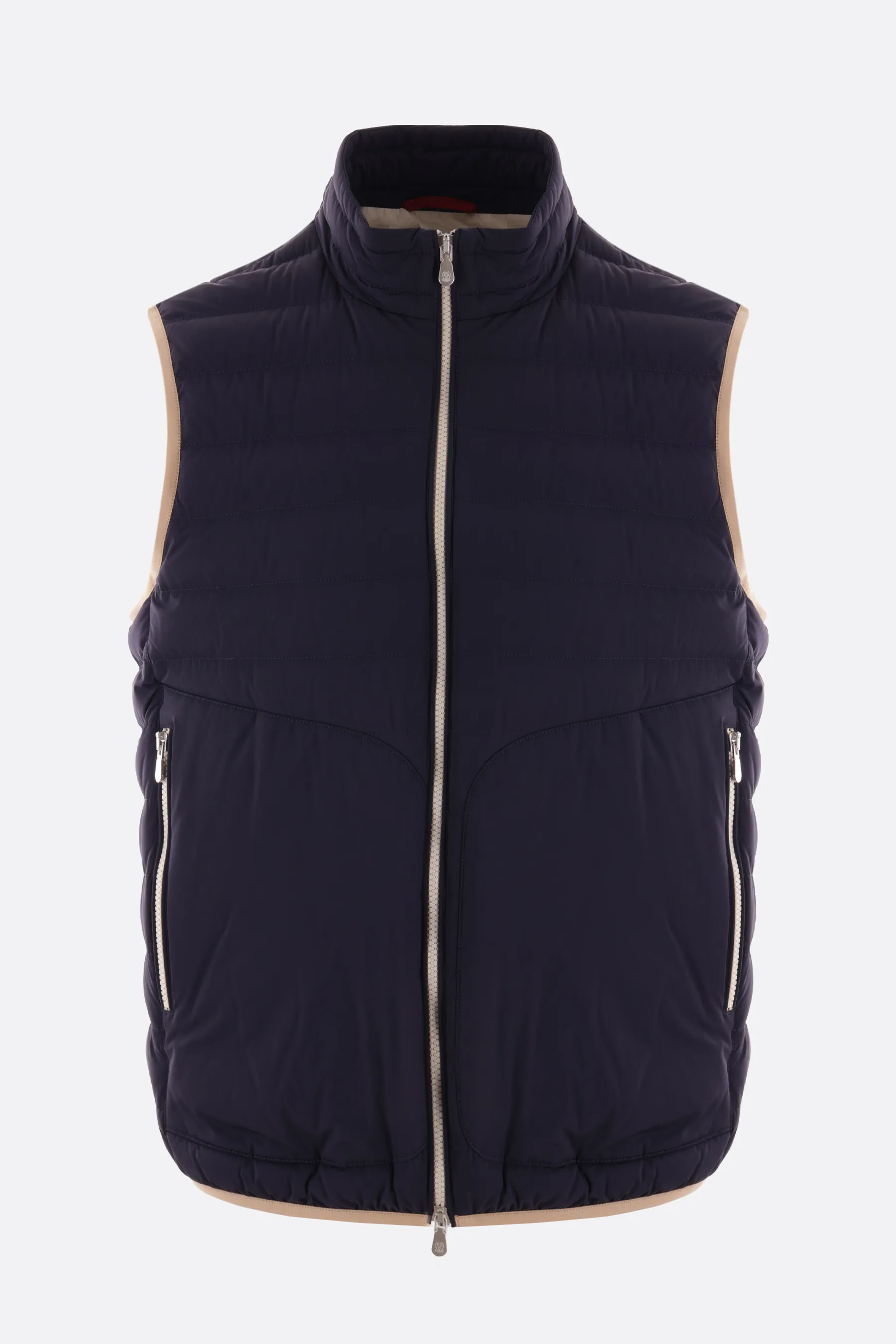 BRUNELLO CUCINELLI piumino smanicato in nylon trapuntato