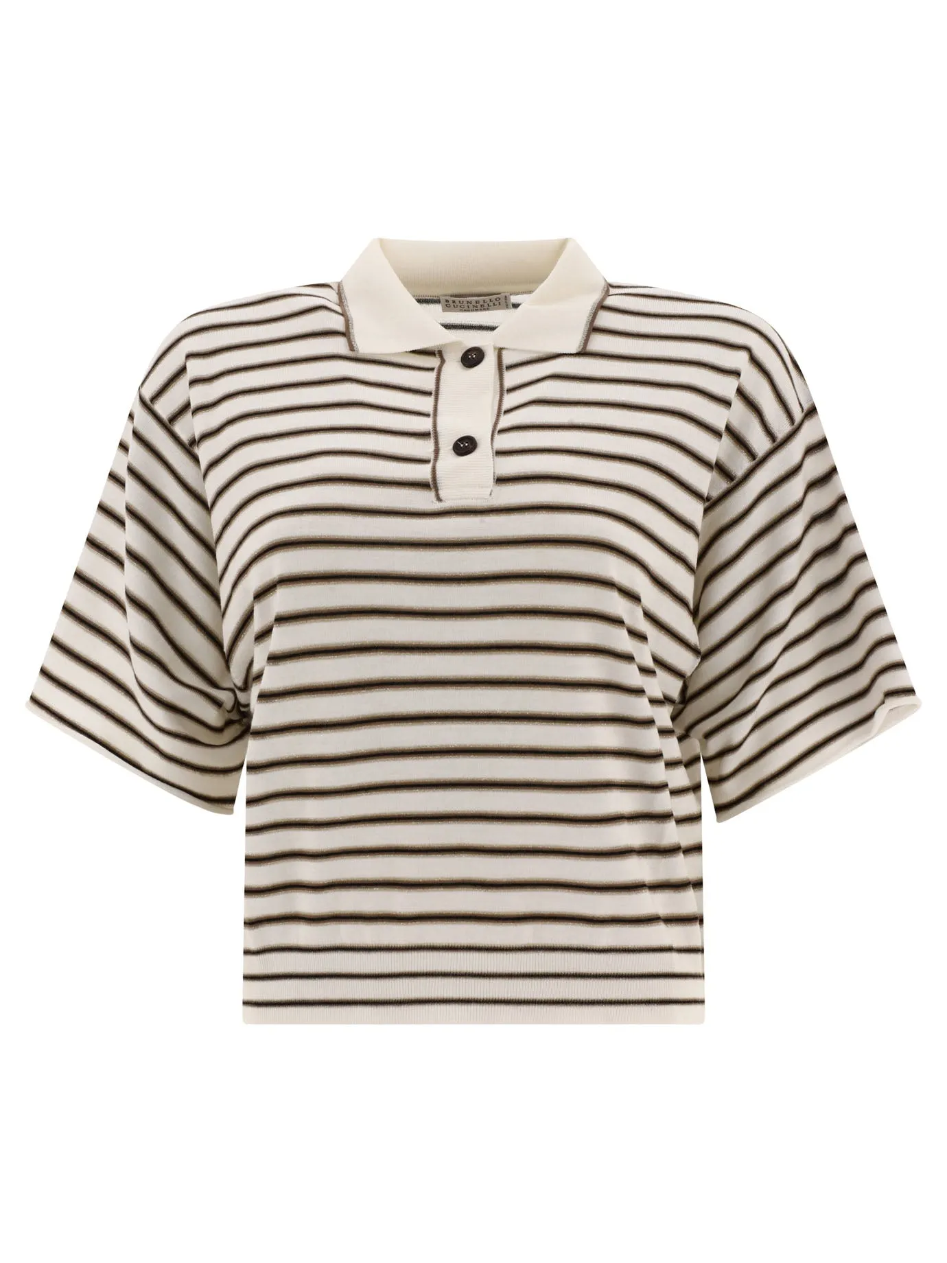 Brunello Cucinelli Splipling Stripe Polo