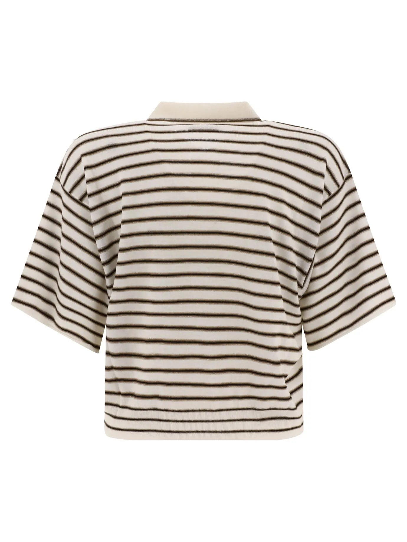 Brunello Cucinelli Splipling Stripe Polo