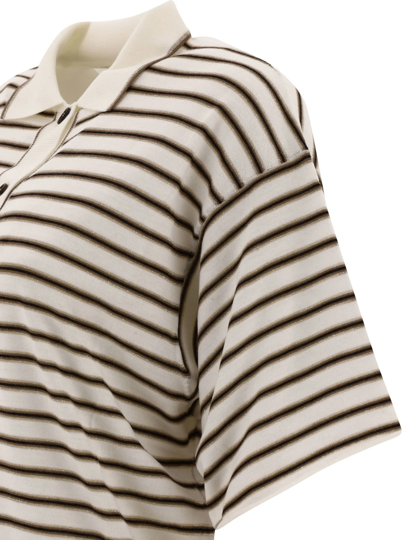Brunello Cucinelli Splipling Stripe Polo