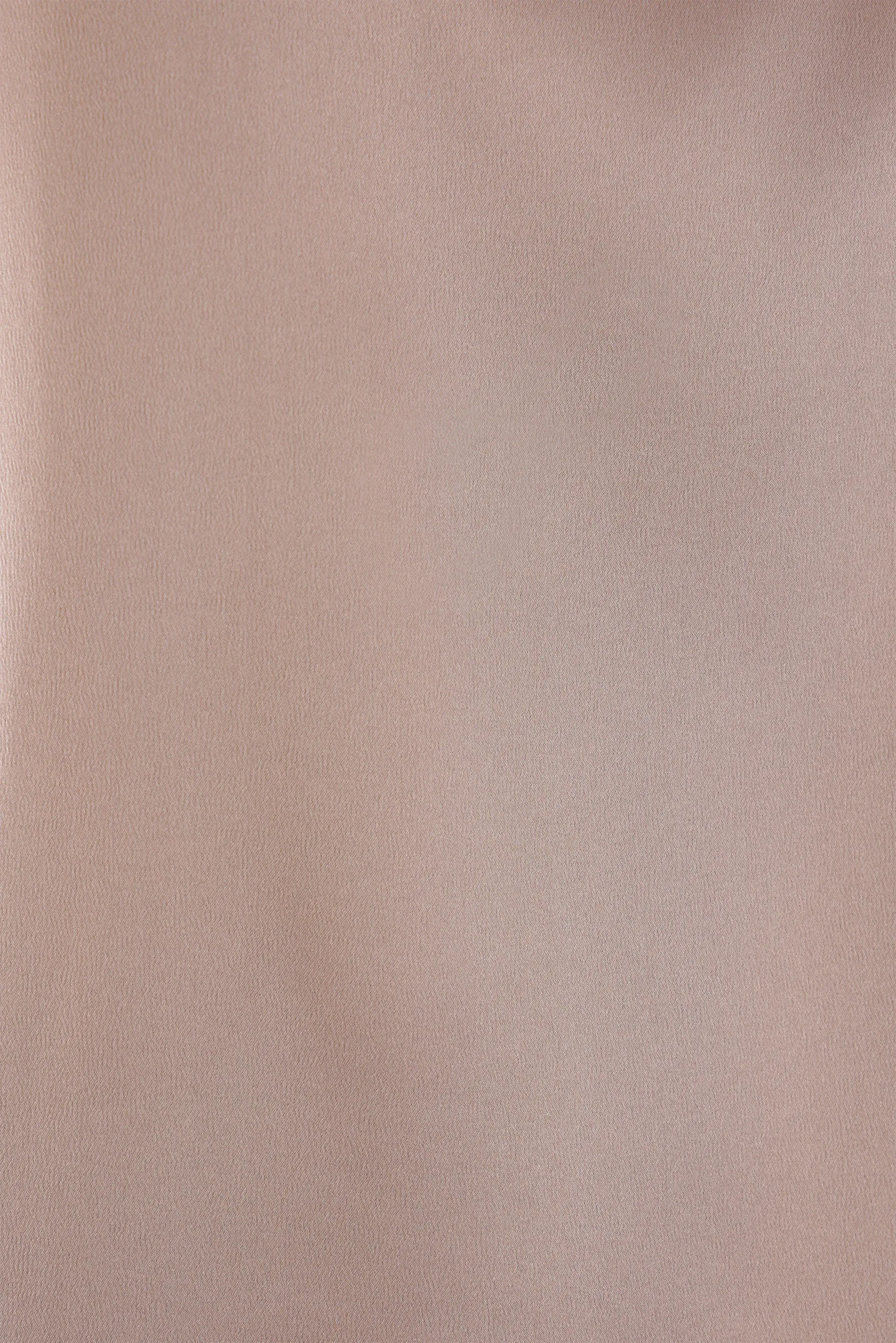 BRUNELLO CUCINELLI top smanicato in raso stretch con dettaglio monile