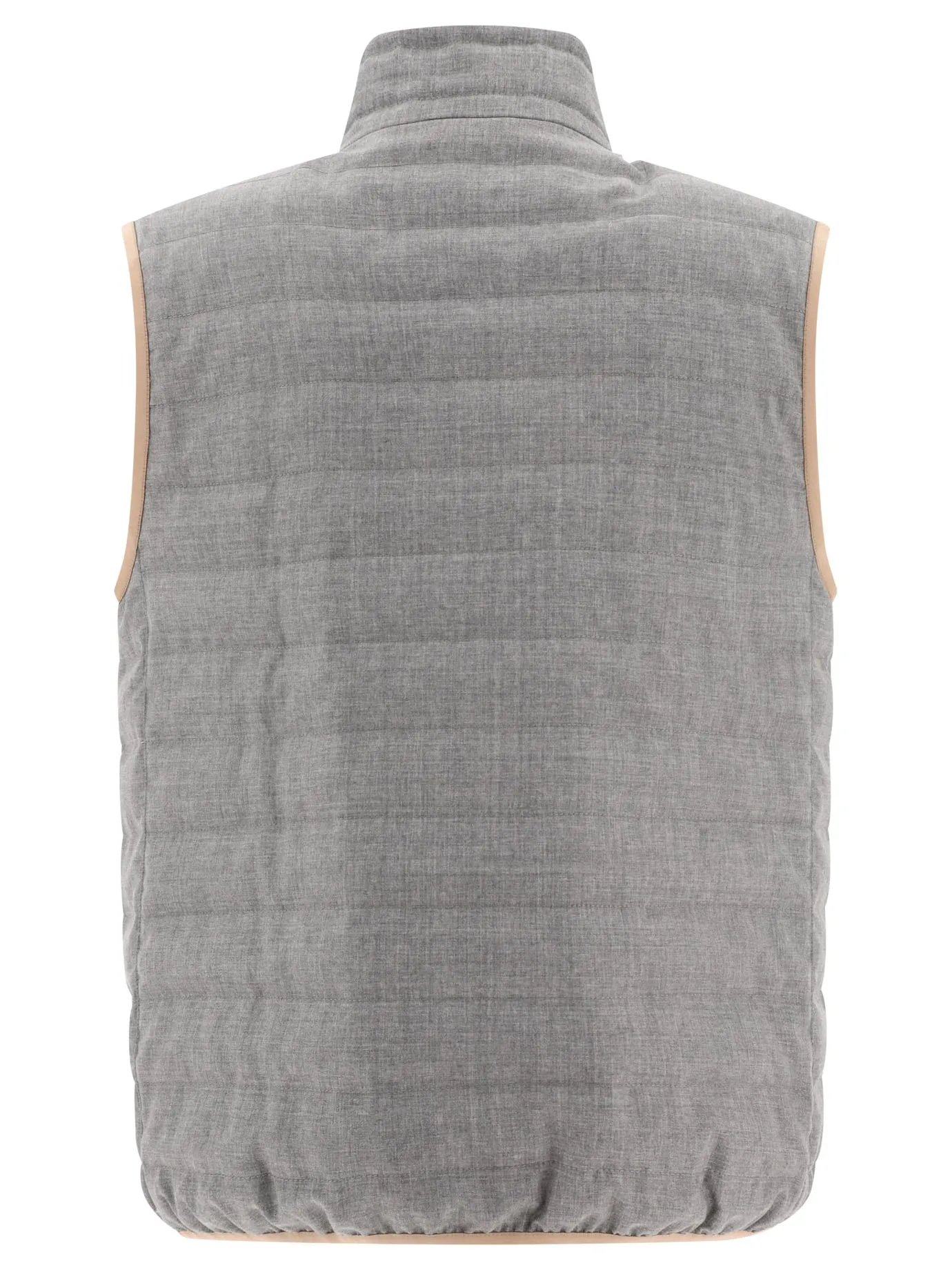 Brunello Cucinelli Virgin Wool affresco giubbotto giù