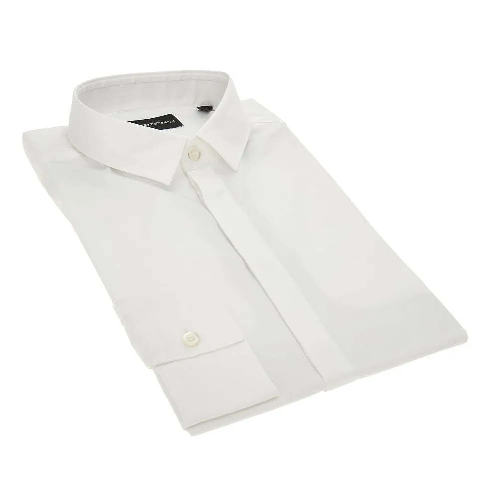 Camicia in popeline stretch
