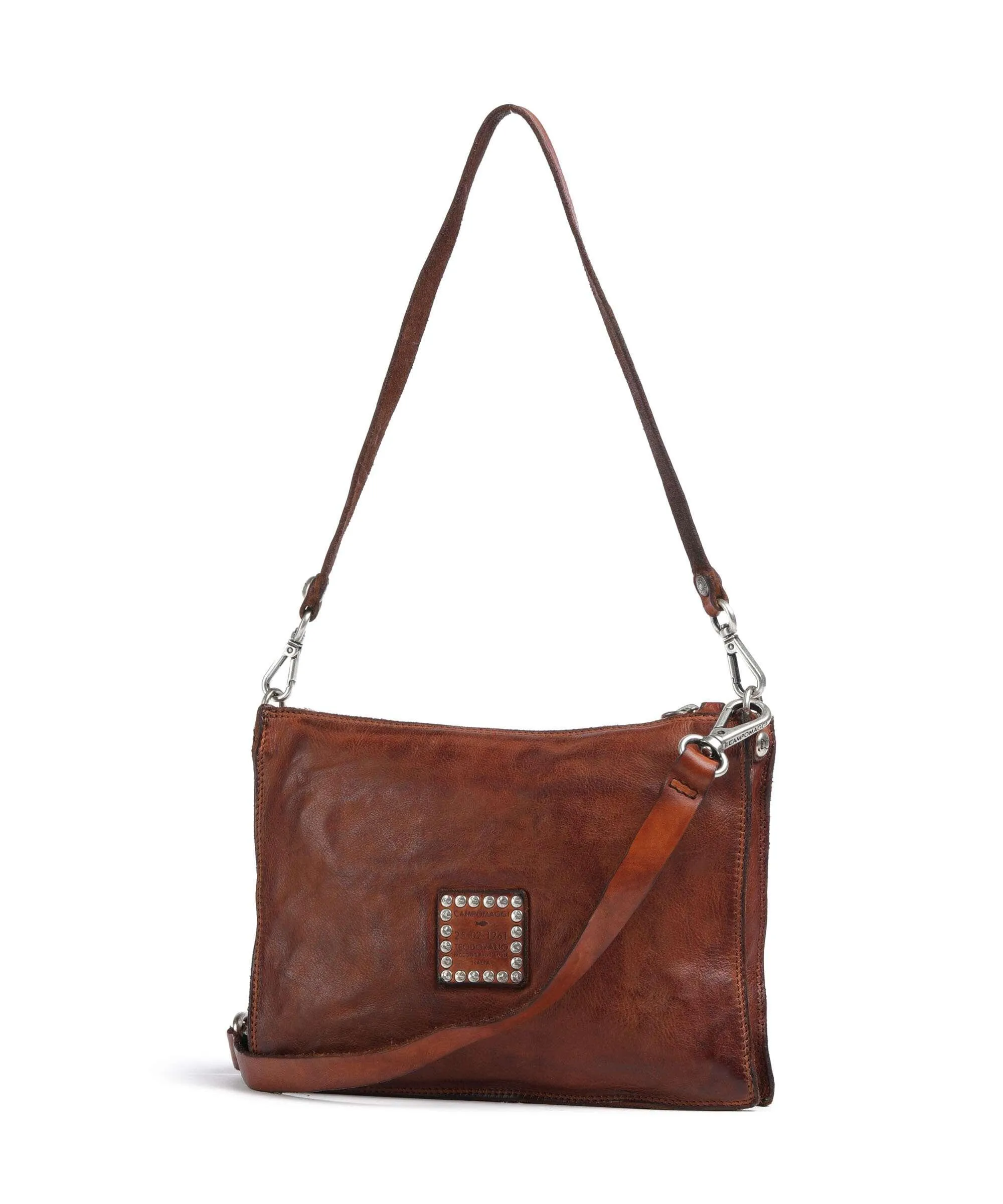  Campomaggi Borsa a tracolla pelle bovina cognac  