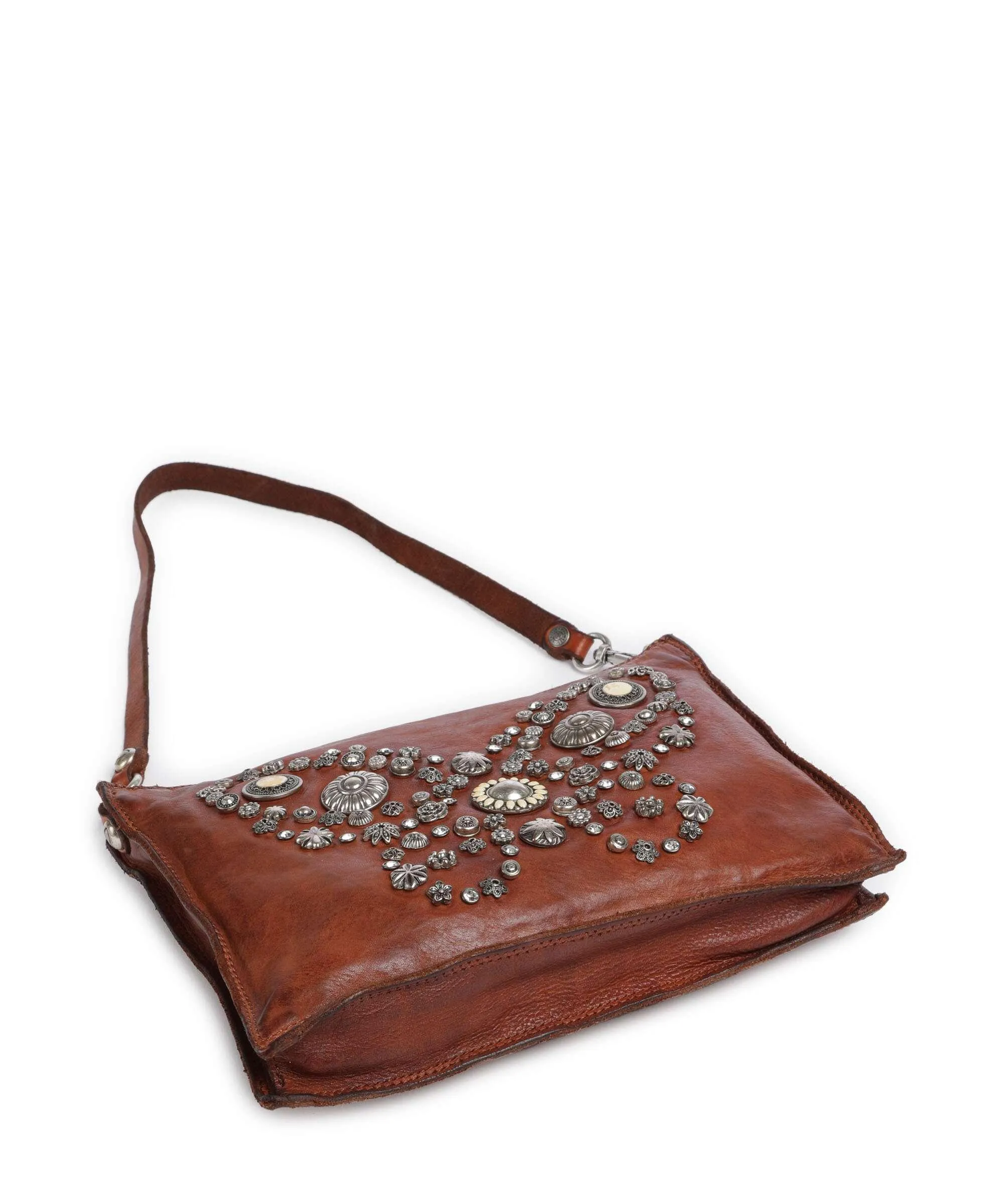  Campomaggi Borsa a tracolla pelle bovina cognac  
